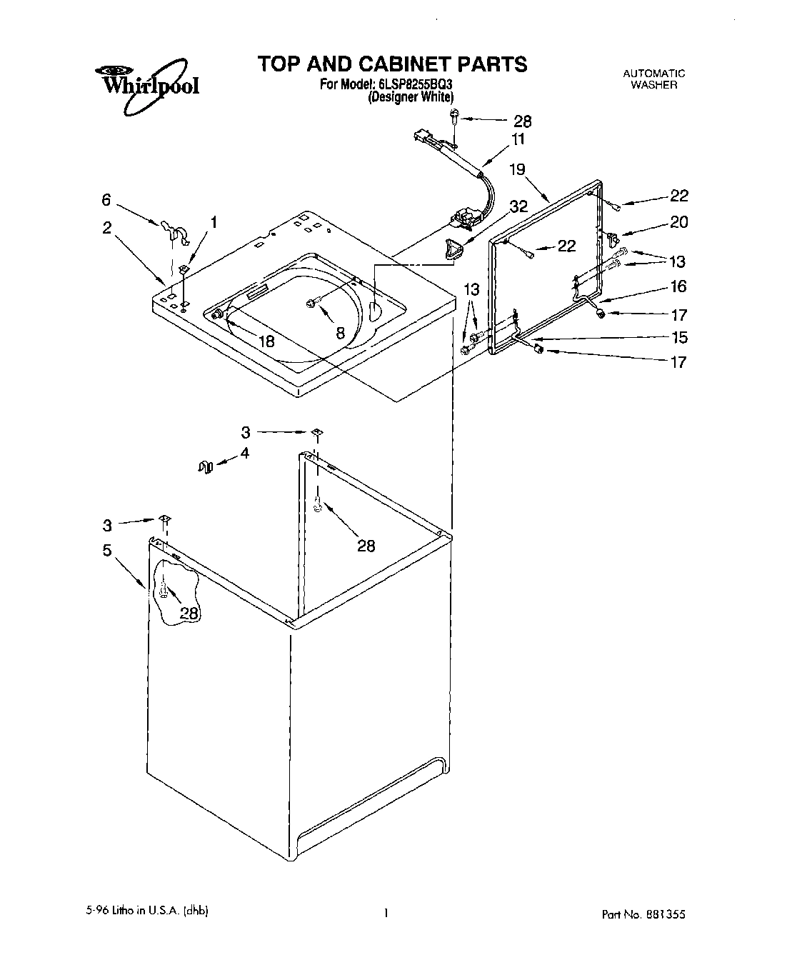 01 - TOP AND CABINET