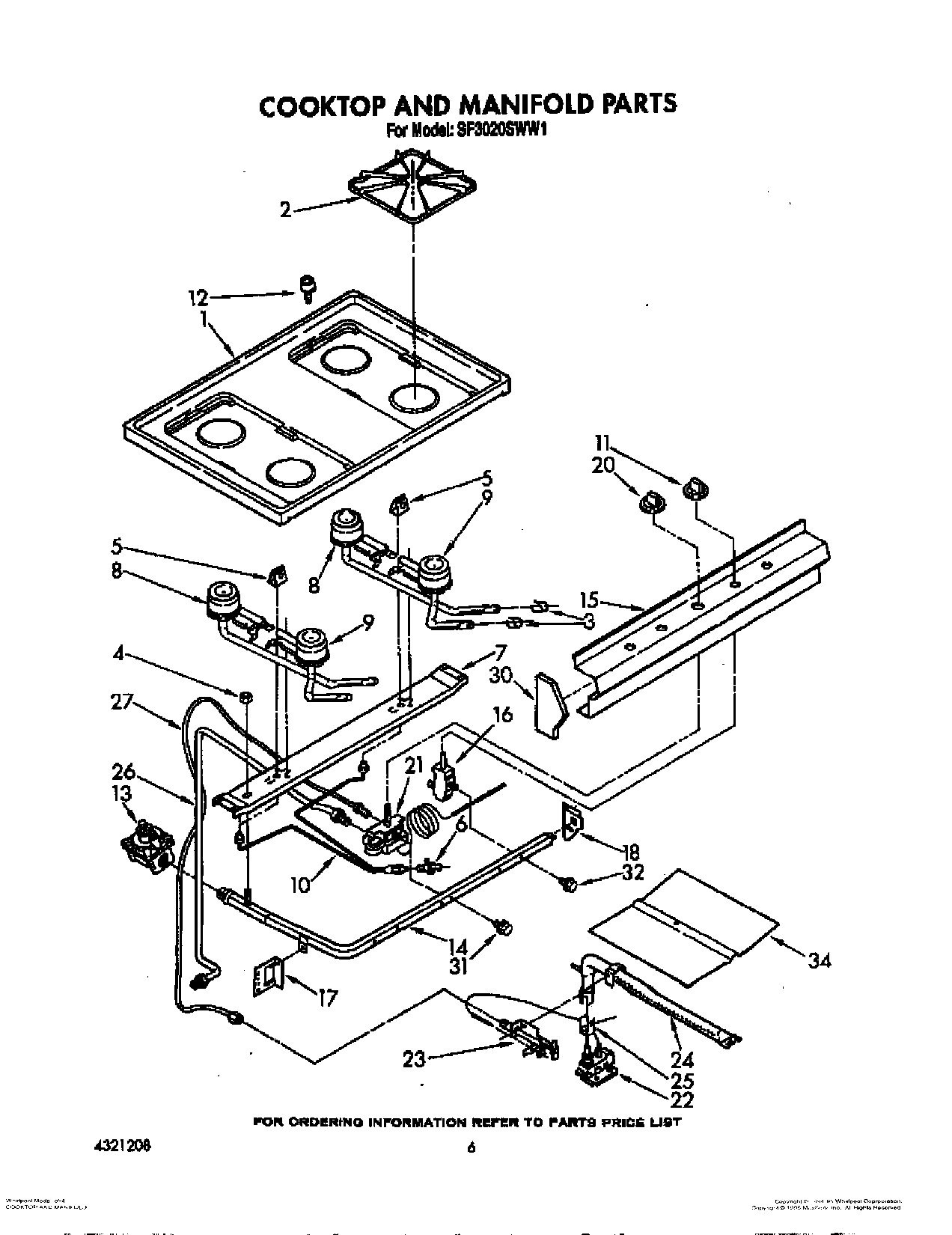05 - COOKTOP AND MANIFOLD, LIT/OPTIONAL