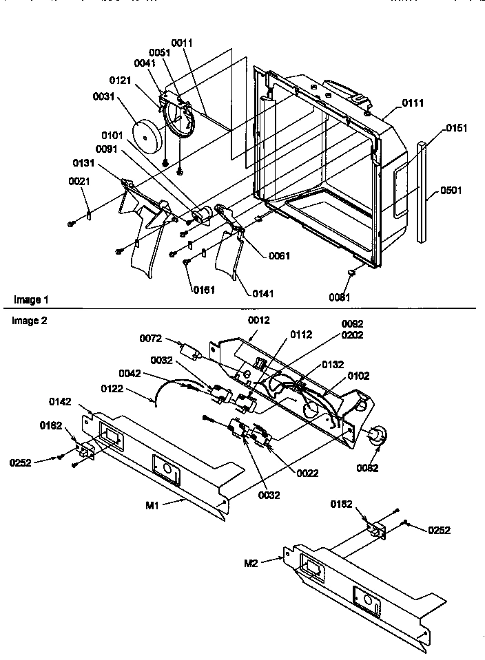 06 - ICE & WATER CAVITY & ELEC BRKT ASSY