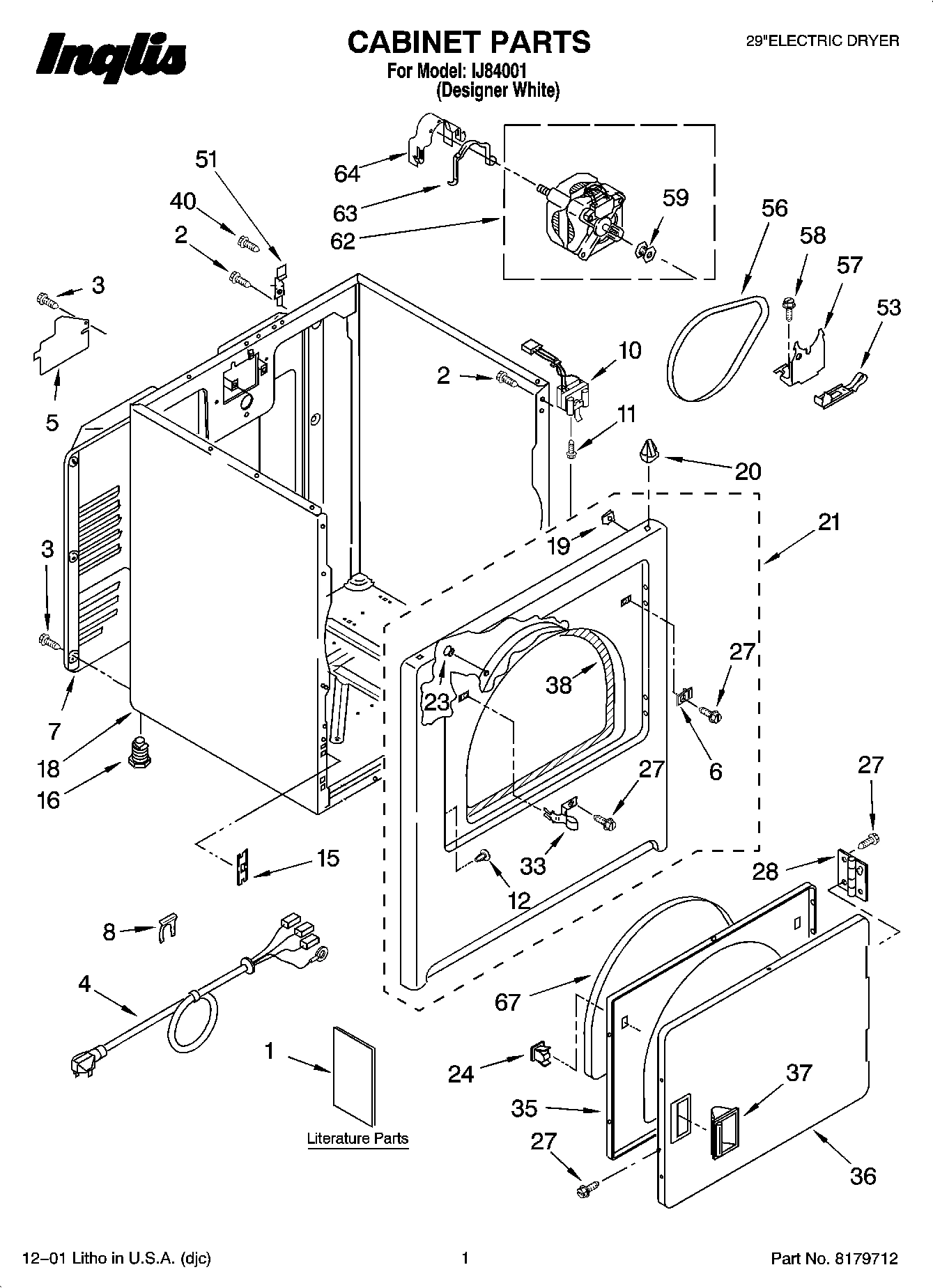 01 - CABINET PARTS