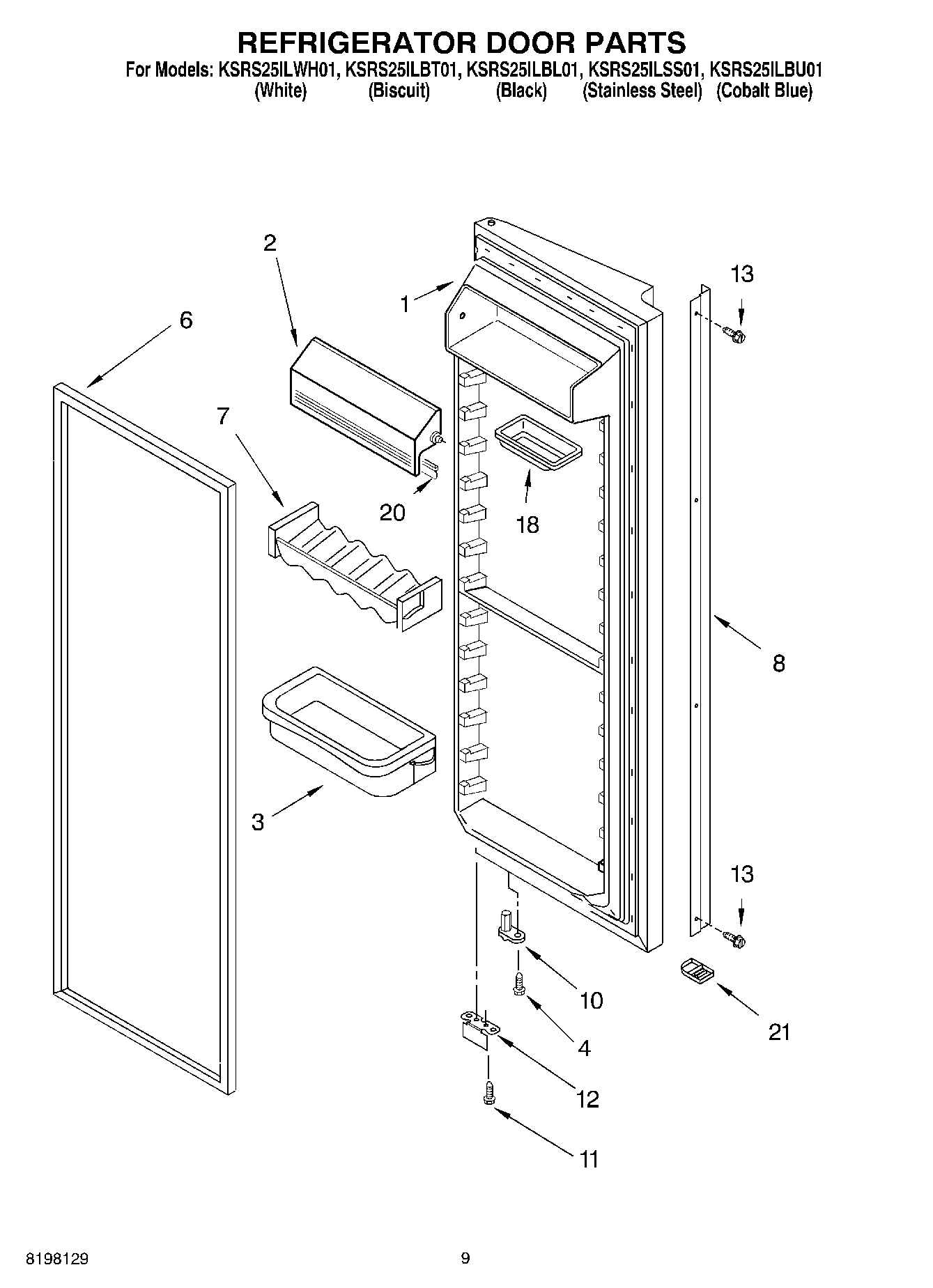 06 - REFRIGERATOR DOOR PARTS