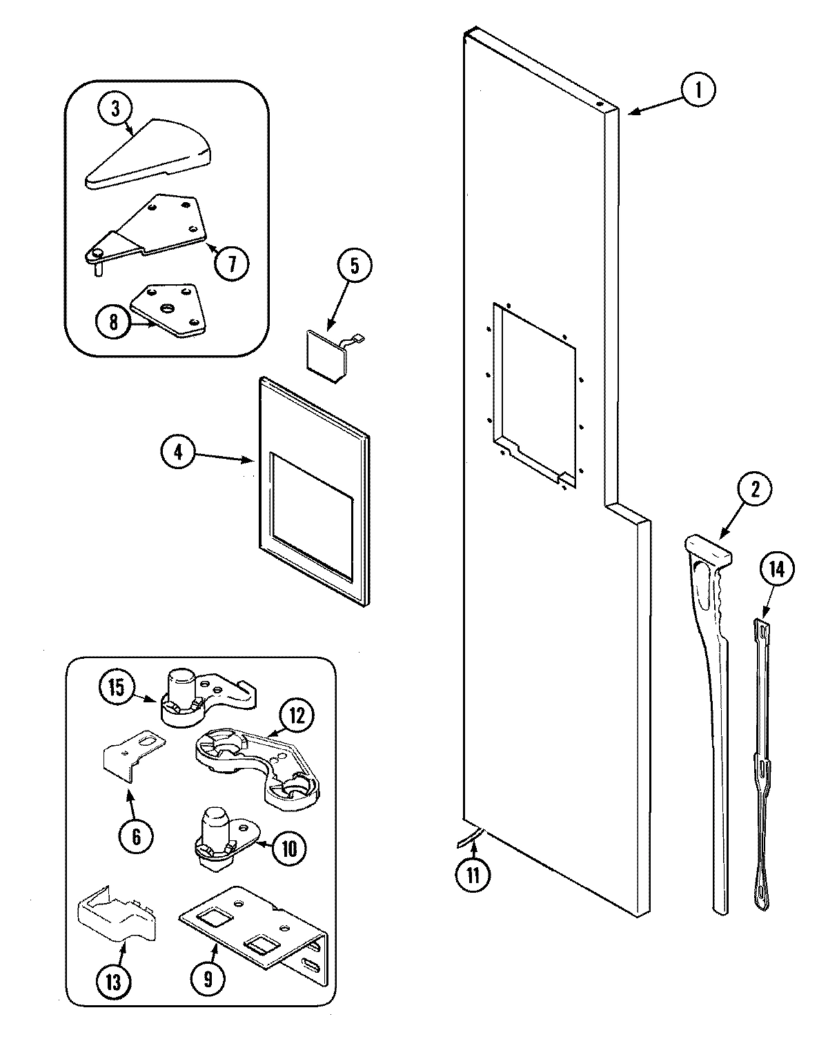 07 - FREEZER OUTER DOOR
