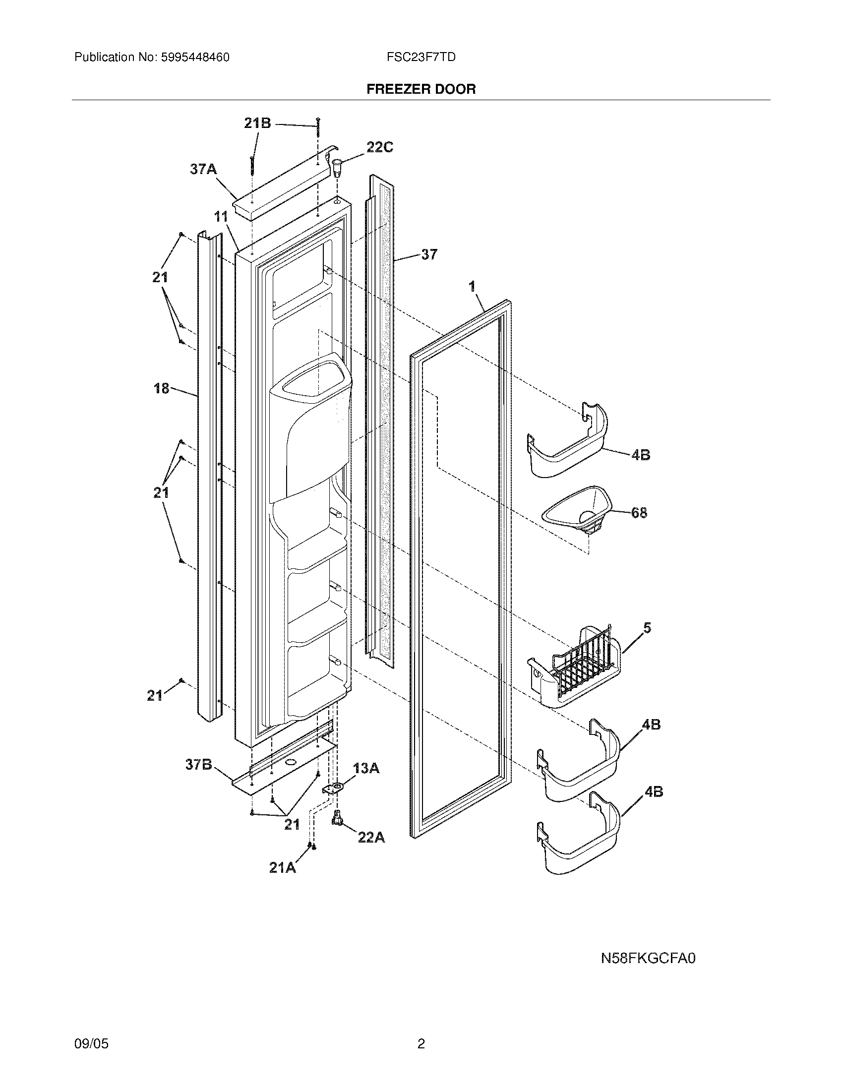 03 - FREEZER DOOR
