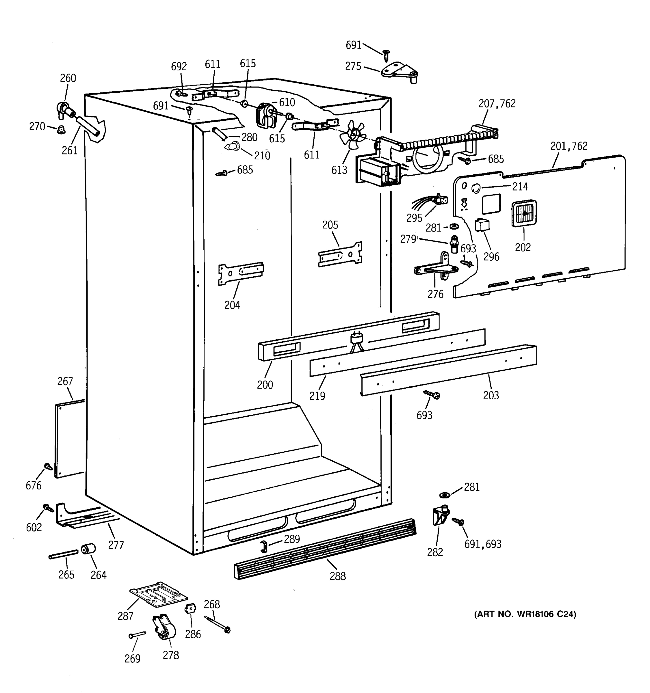 CABINET PARTS