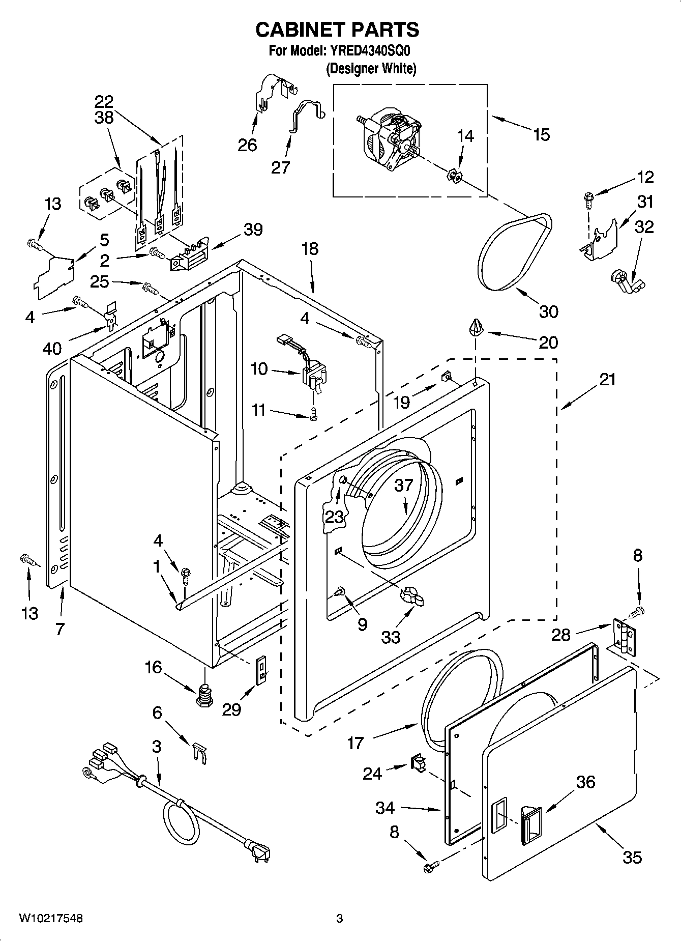 02 - CABINET PARTS