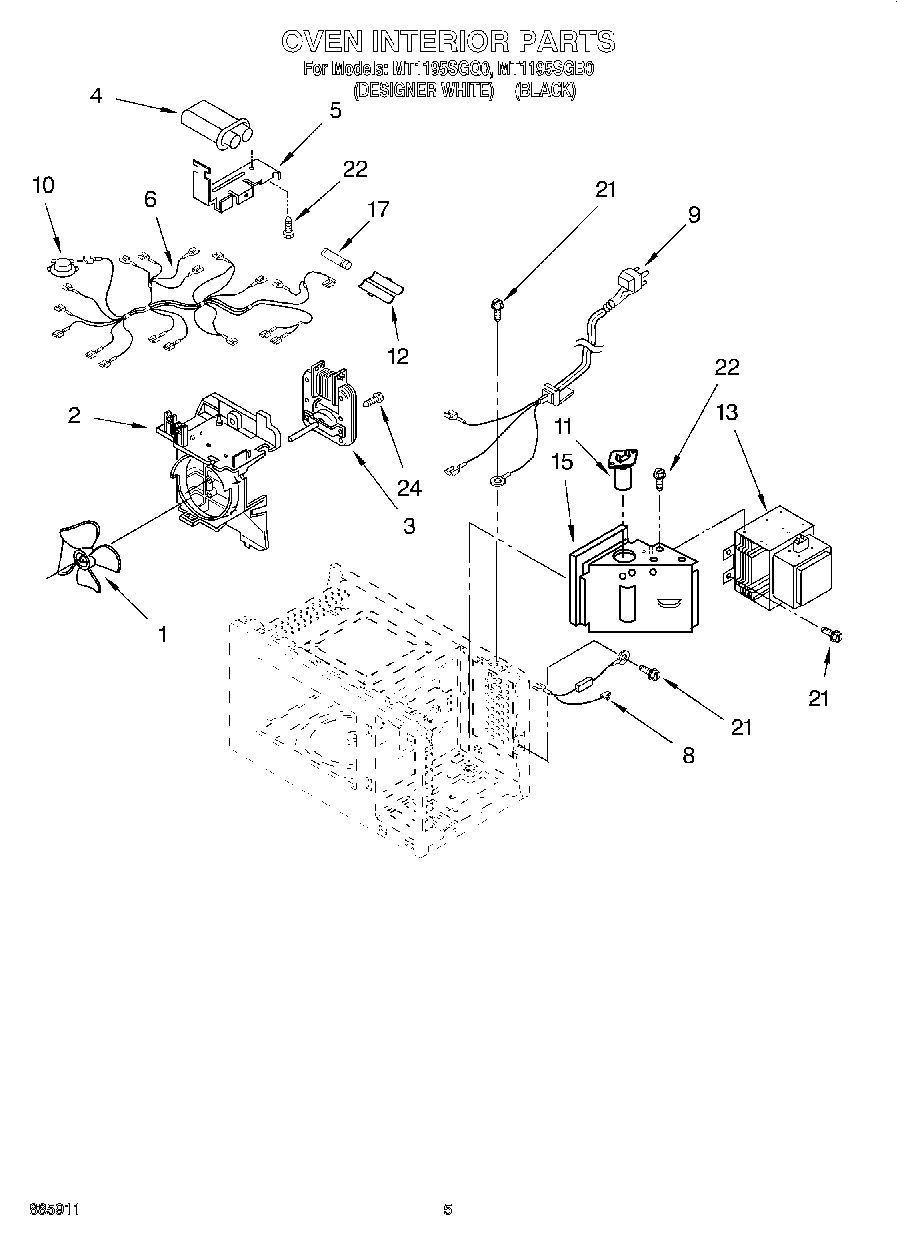 05 - OVEN INTERIOR, LITERATURE