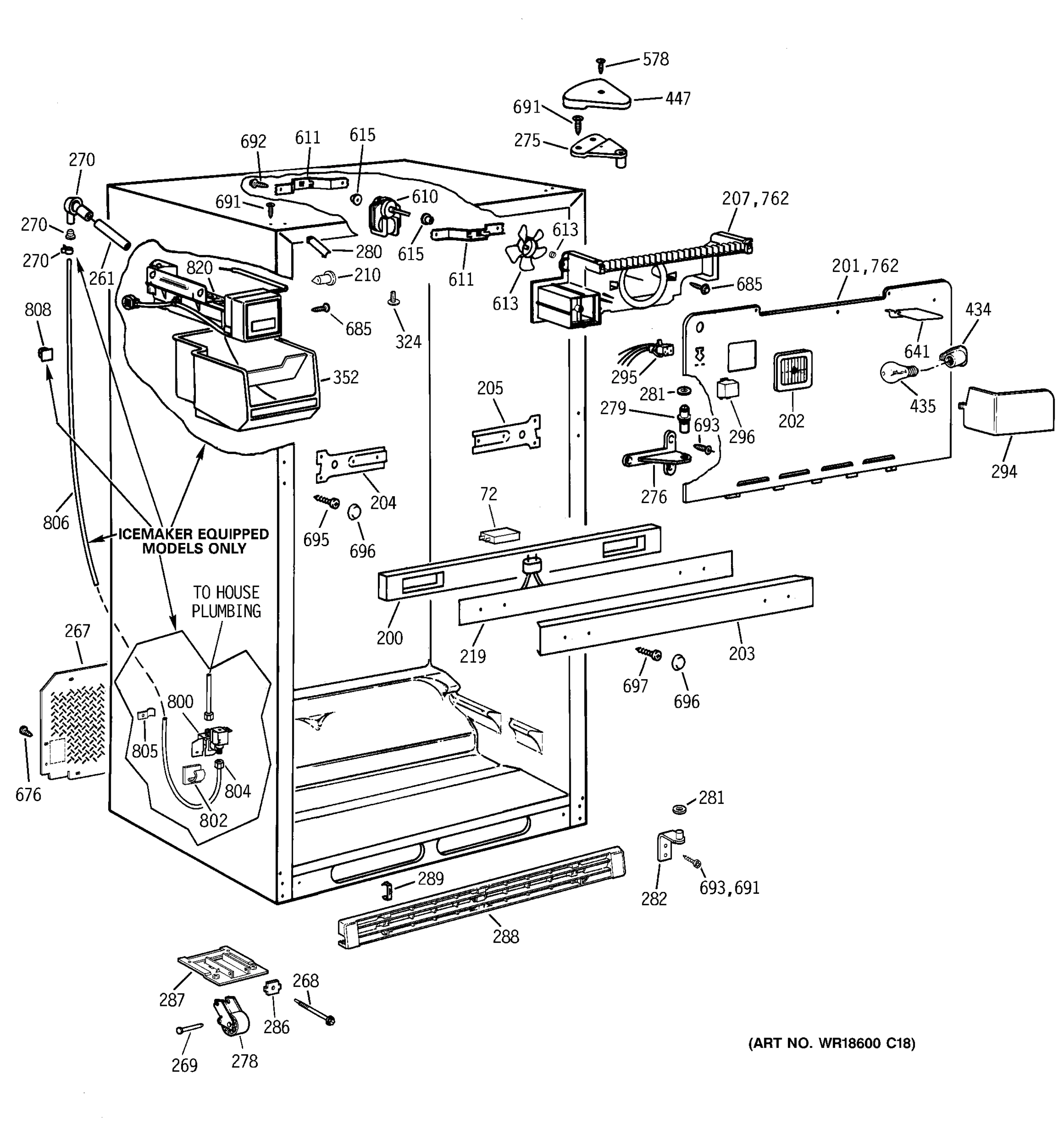 CABINET PARTS