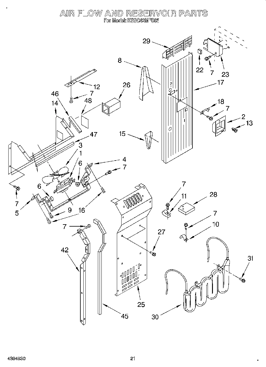 14 - AIR FLOW AND RESERVOIR