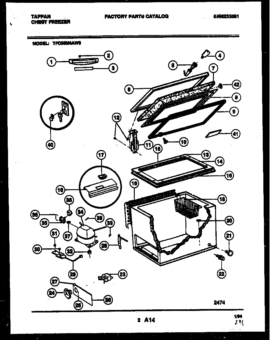 02 - CHEST FREEZER PARTS