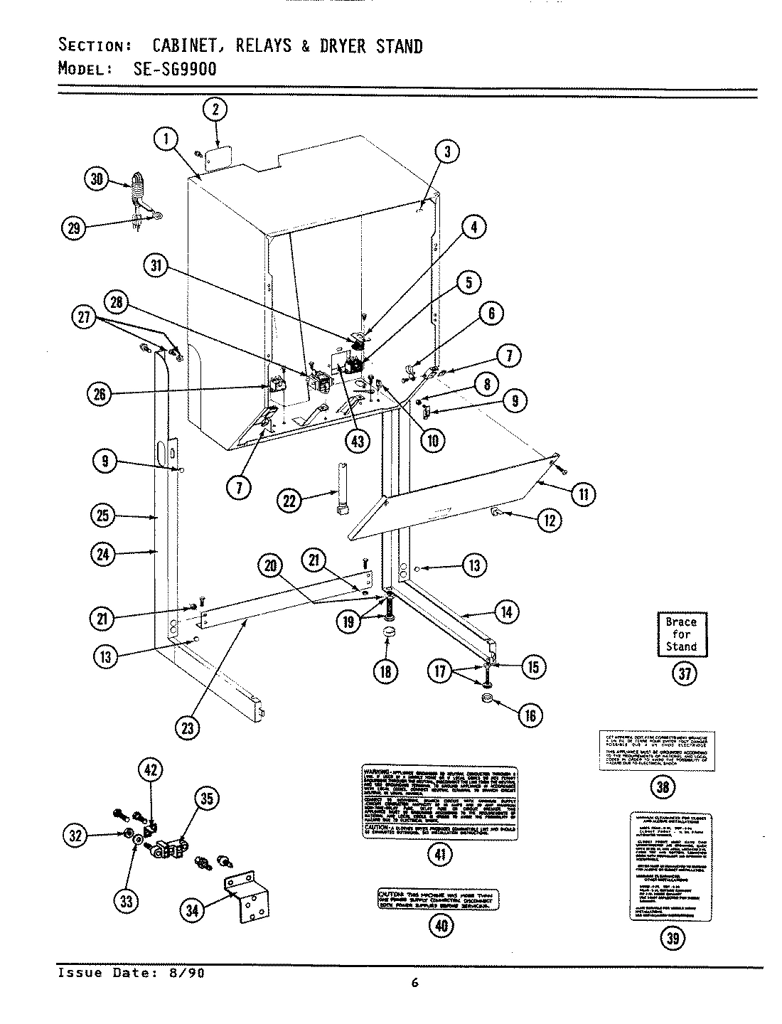 04 - CABINET, RELAYS & DRYER STAND
