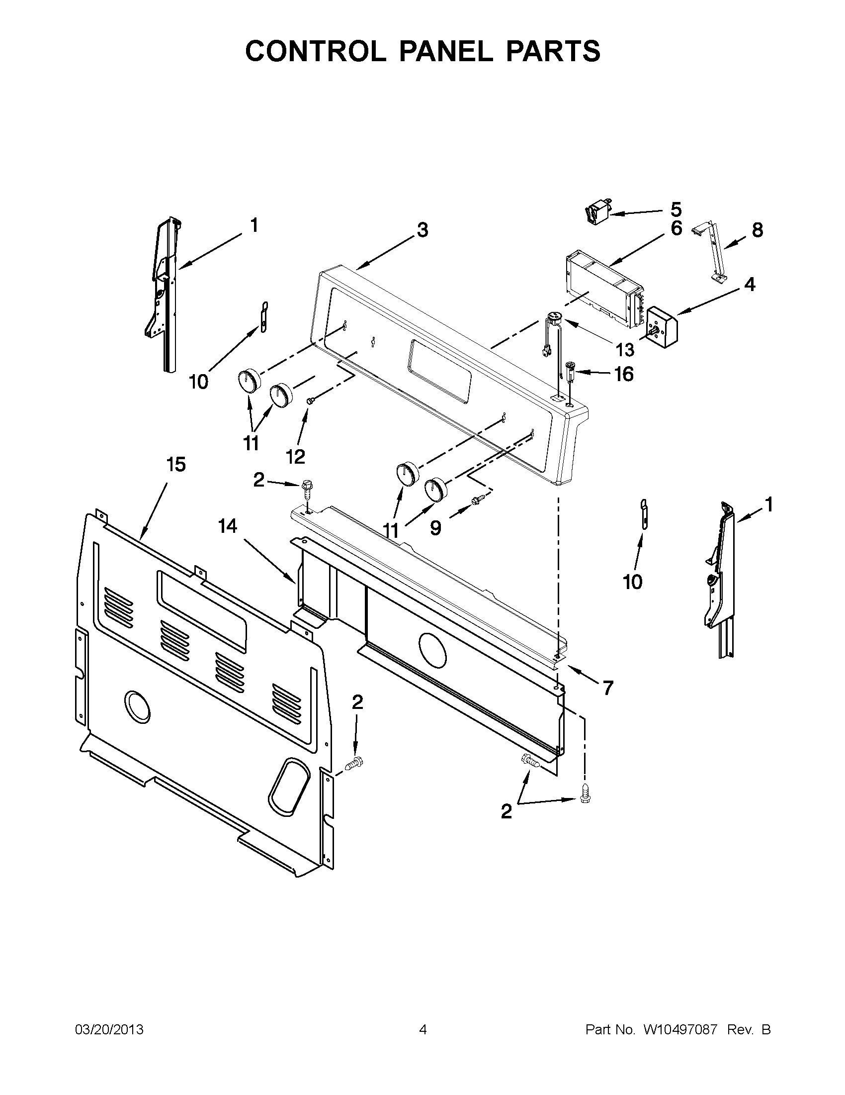 02 - CONTROL PANEL PARTS