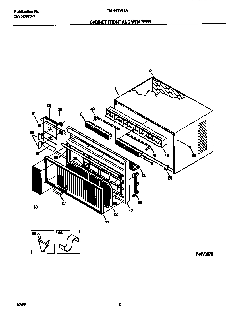 02 - CABINET FRONT AND WRAPPER