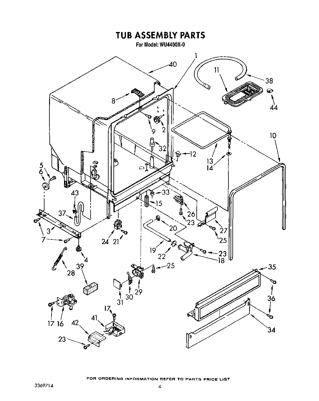 04 - TUB ASSEMBLY