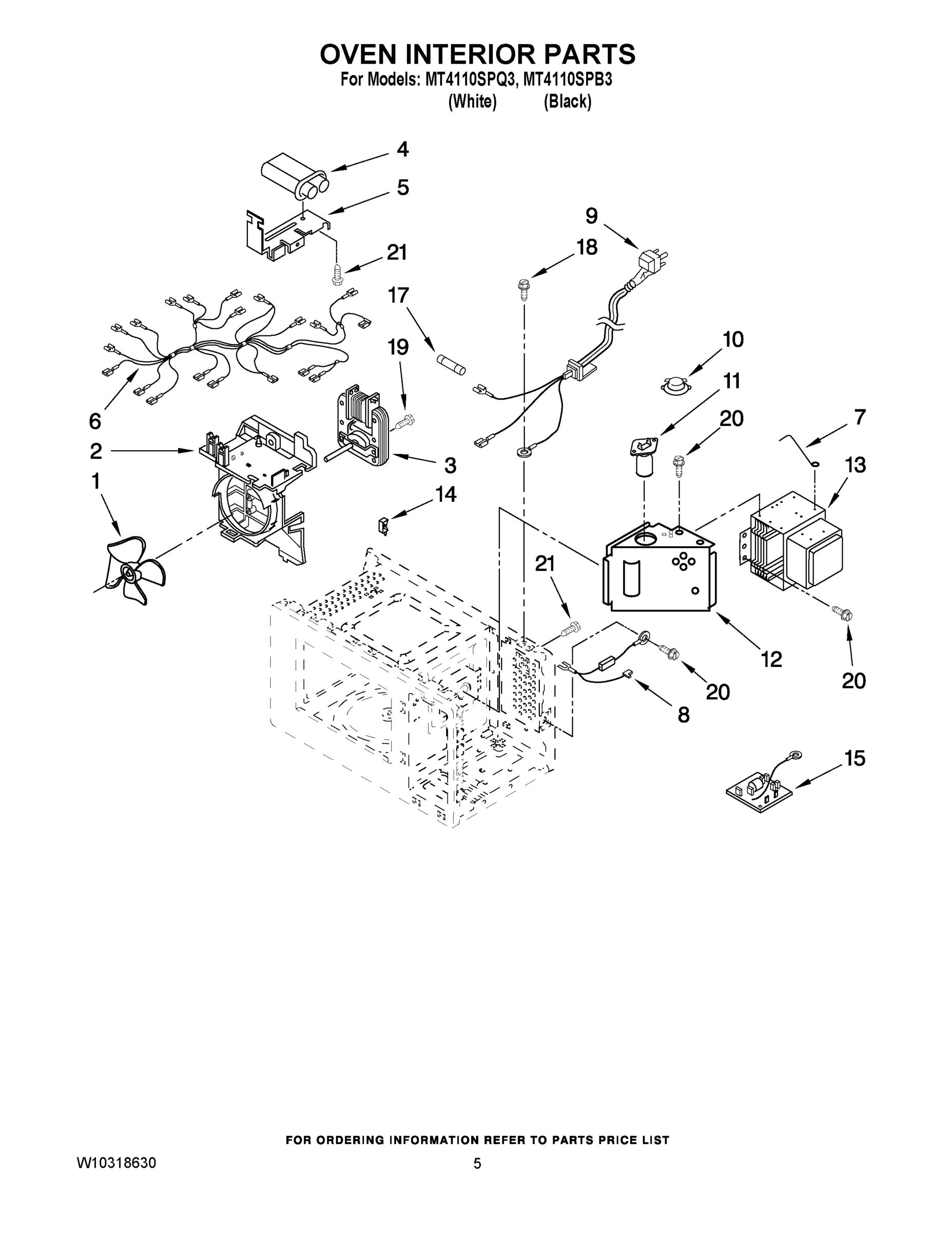 05 - OVEN INTERIOR PARTS
