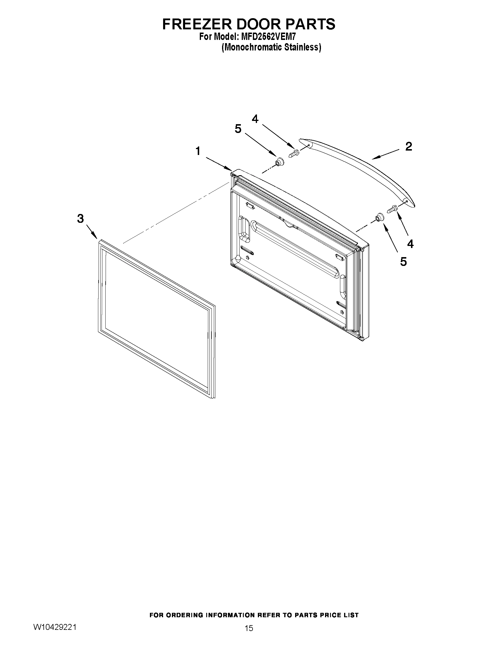 08 - FREEZER DOOR PARTS