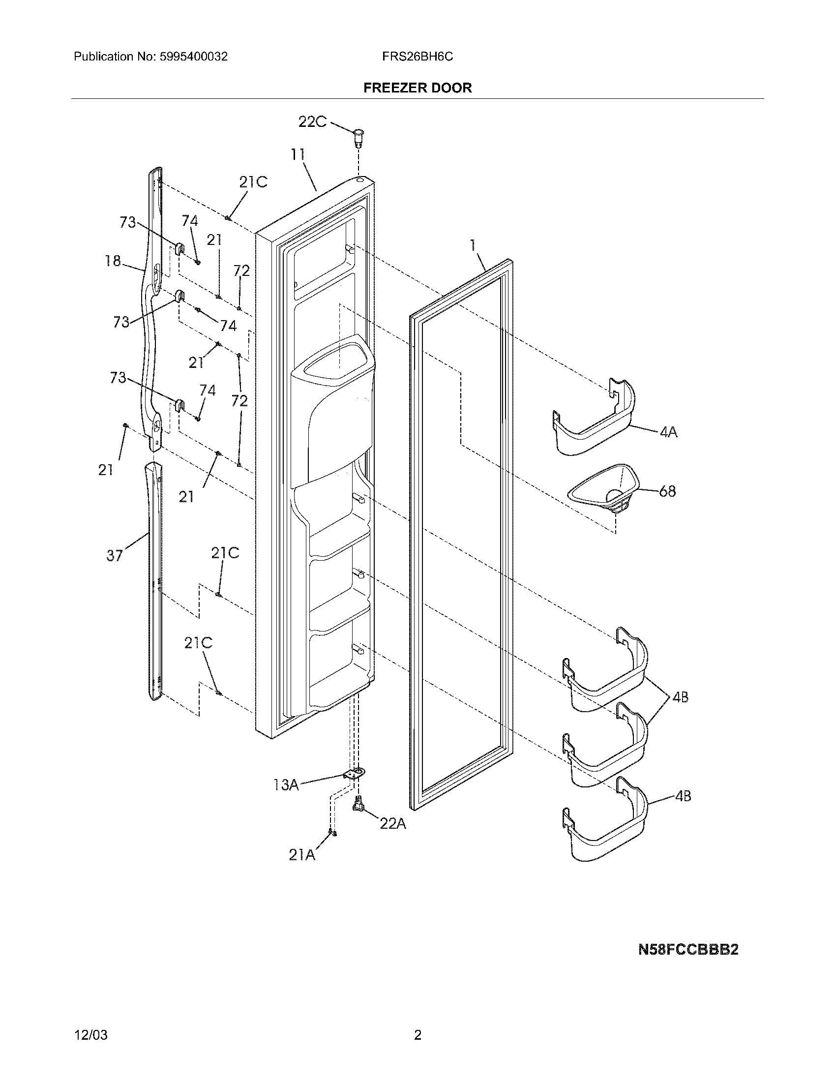 03 - FREEZER DOOR