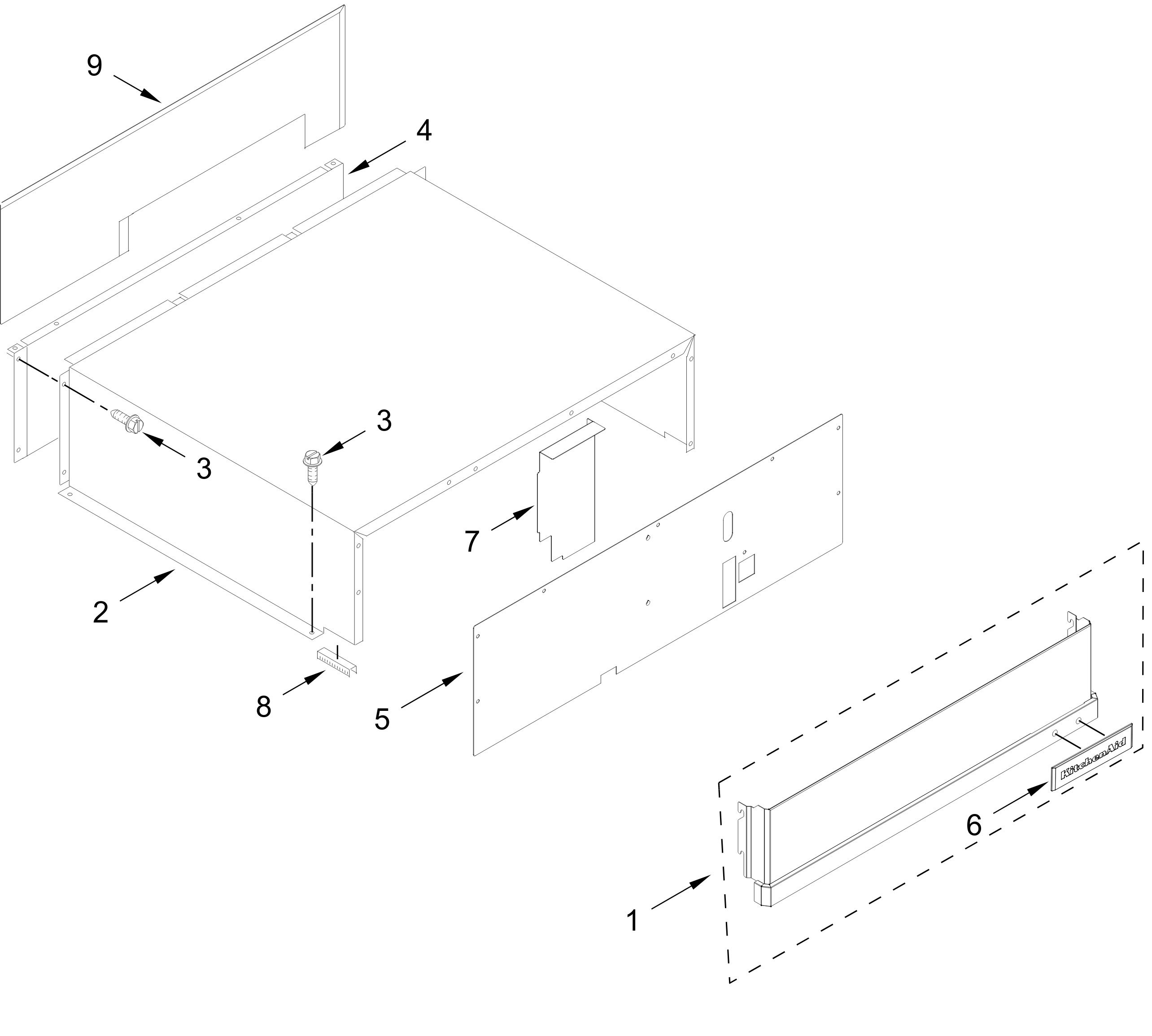 TOP GRILLE AND UNIT COVER PARTS