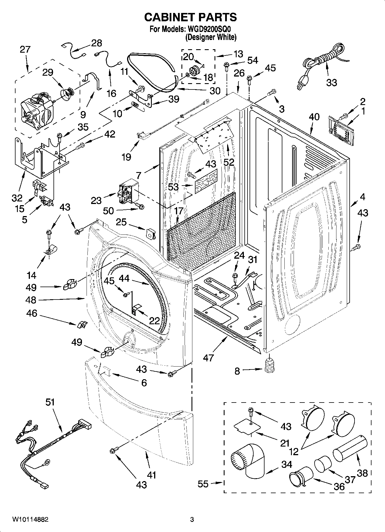 02 - CABINET PARTS