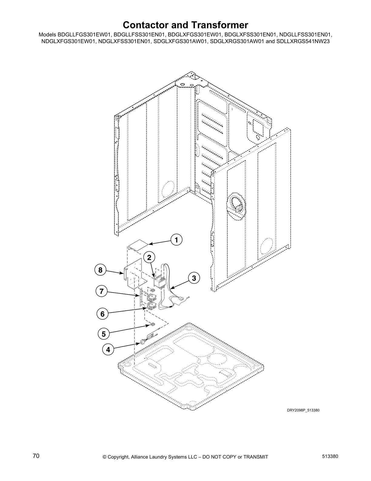 Contactor and Transformer