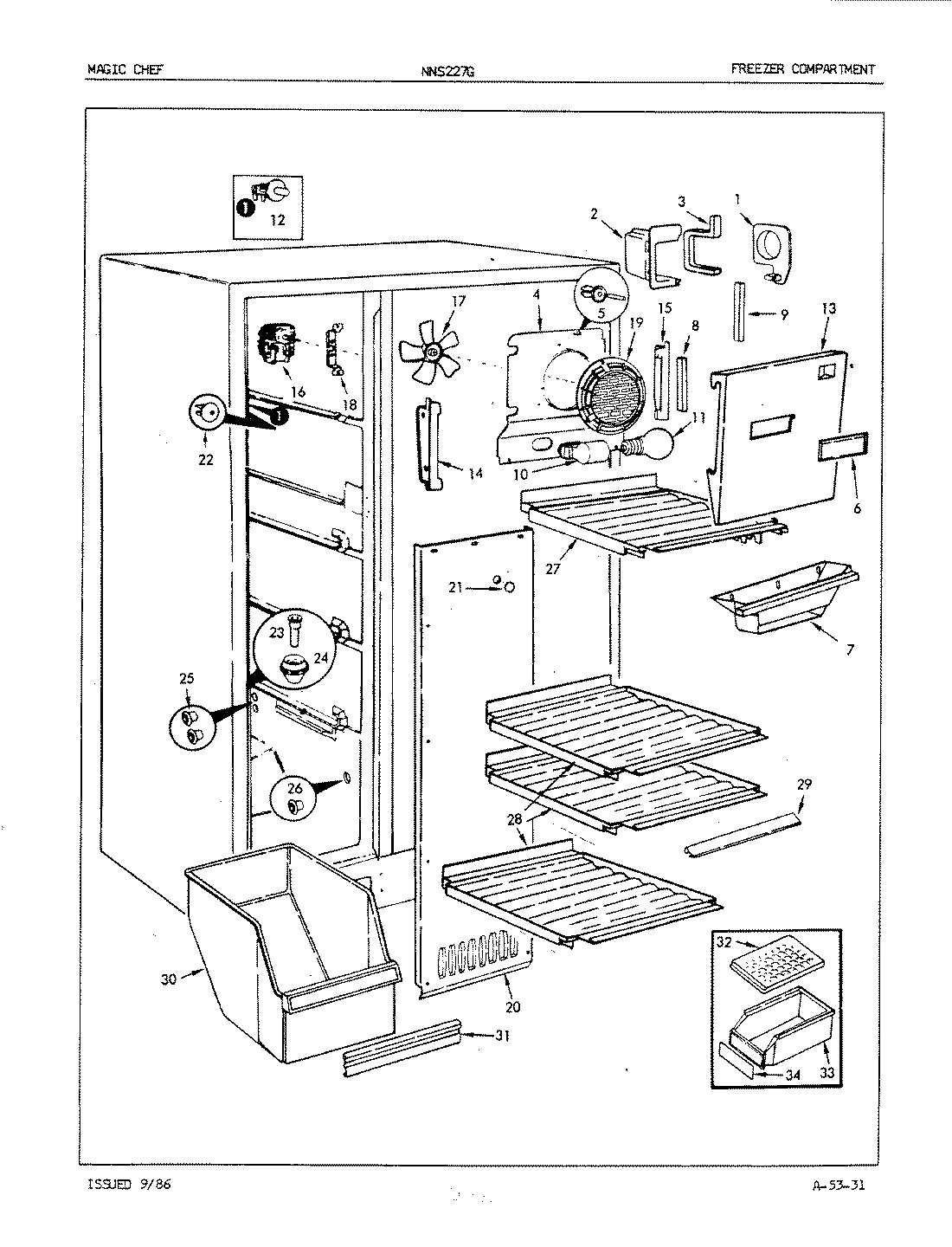 01 - FREEZER COMPARTMENT