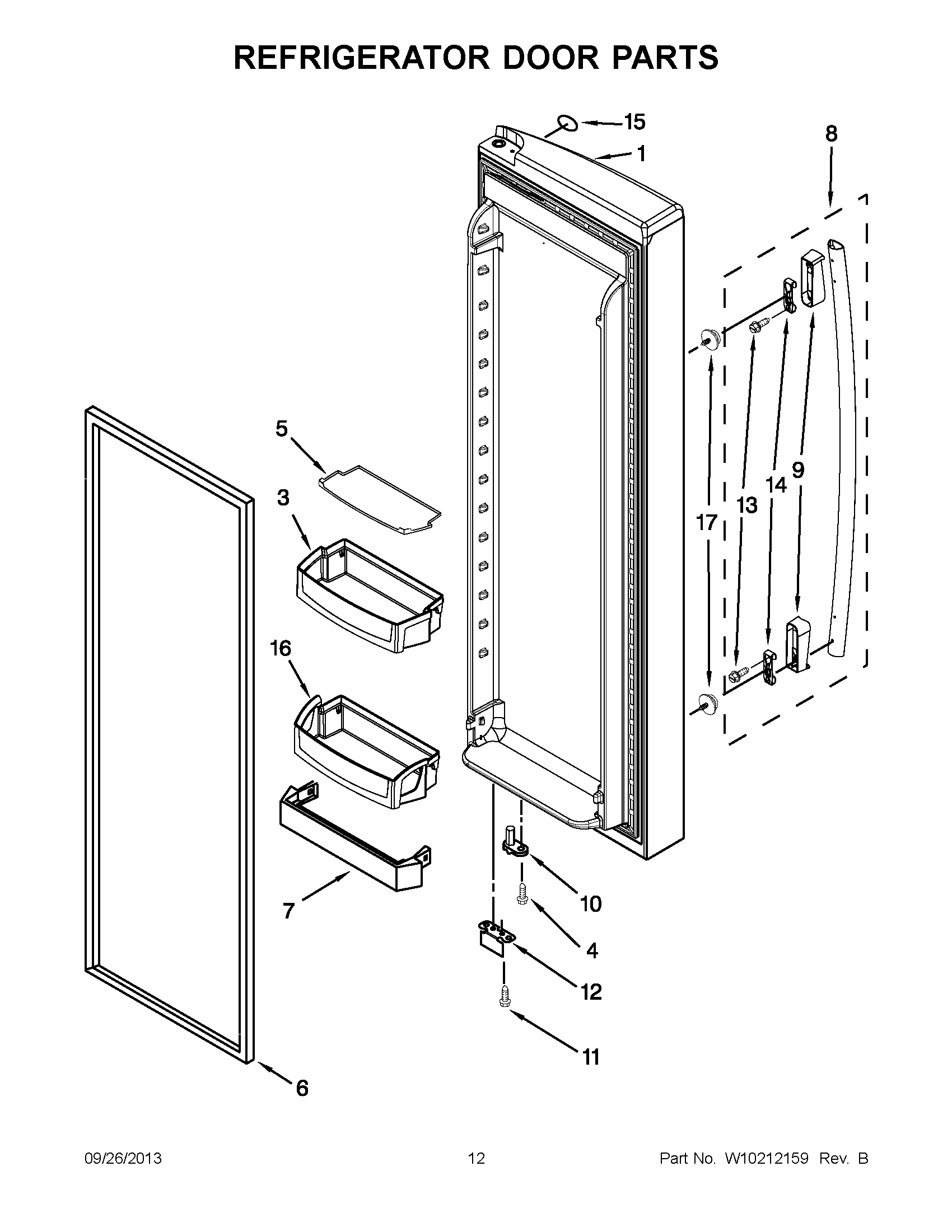 07 - REFRIGERATOR DOOR PARTS