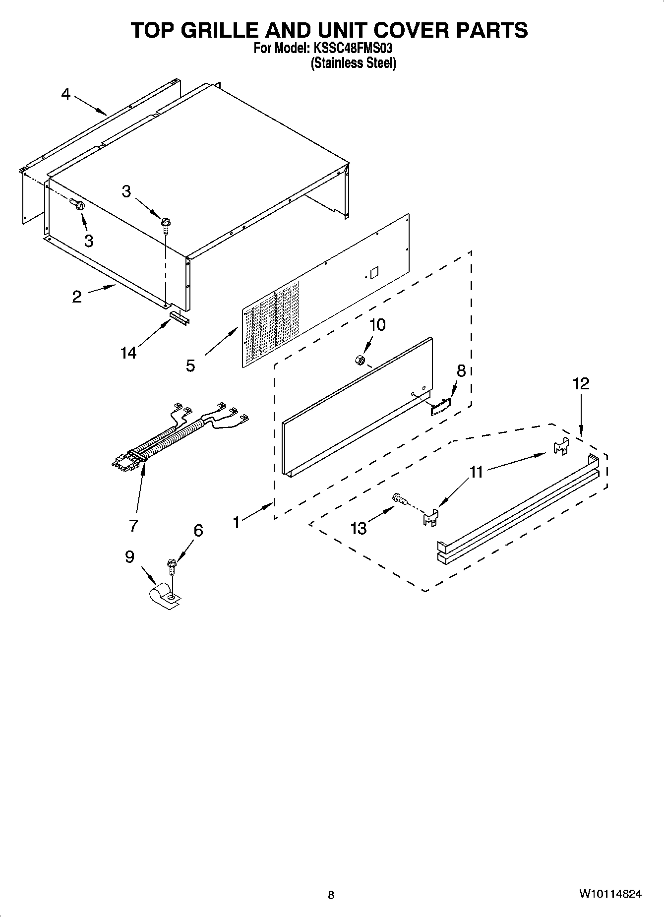 06 - TOP GRILLE AND UNIT COVER PARTS