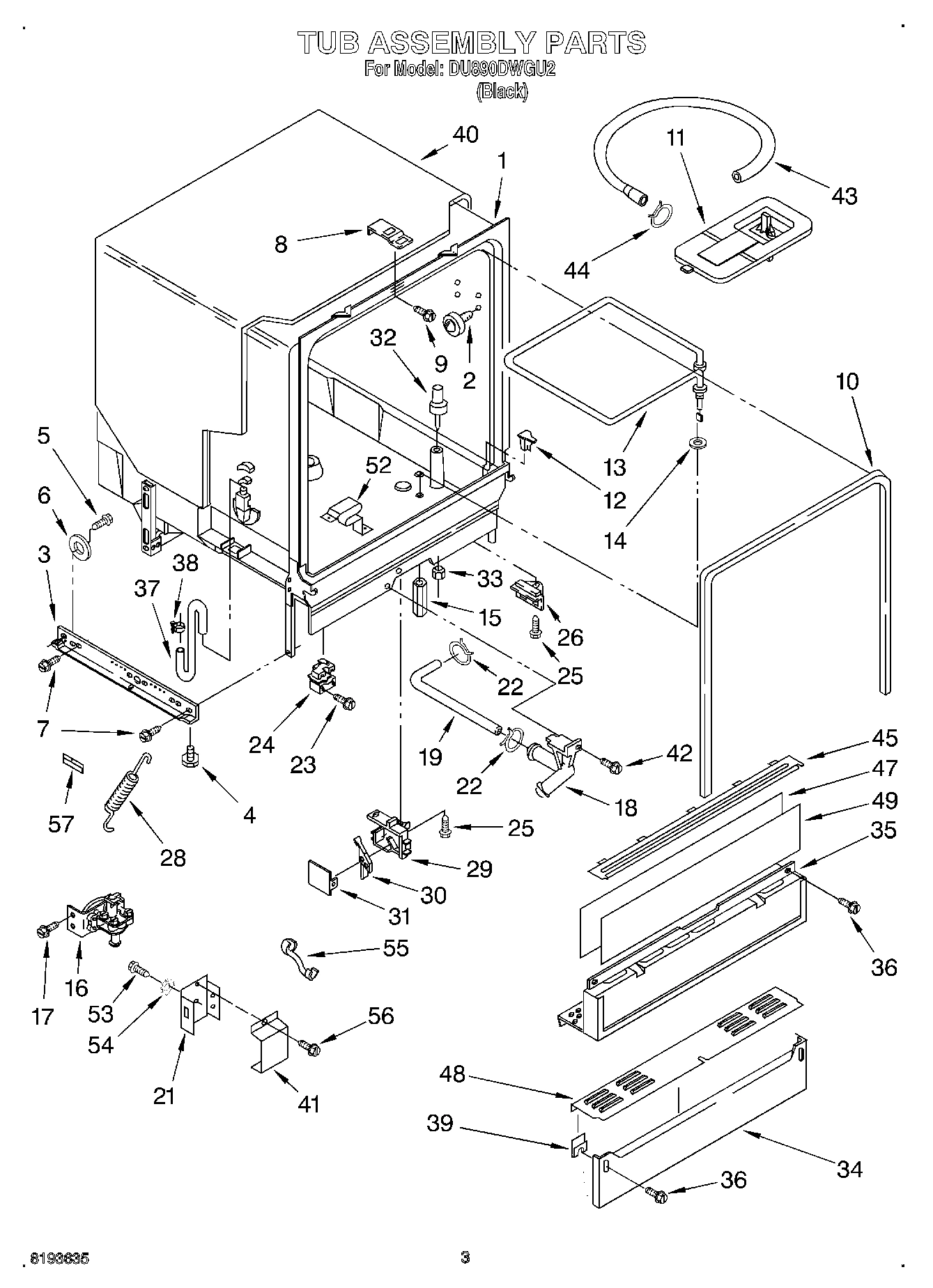 03 - TUB ASSEMBLY