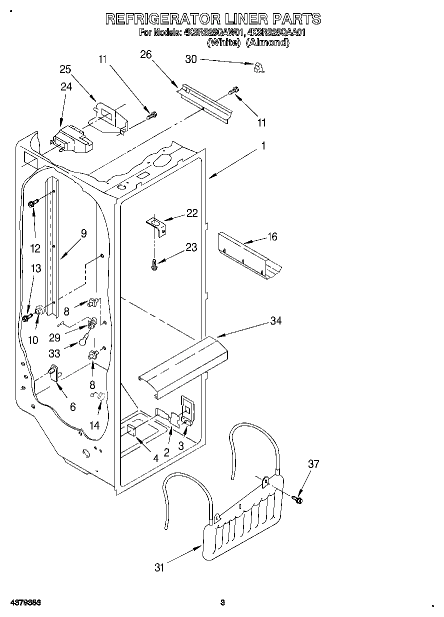 02 - REFRIGERATOR LINER