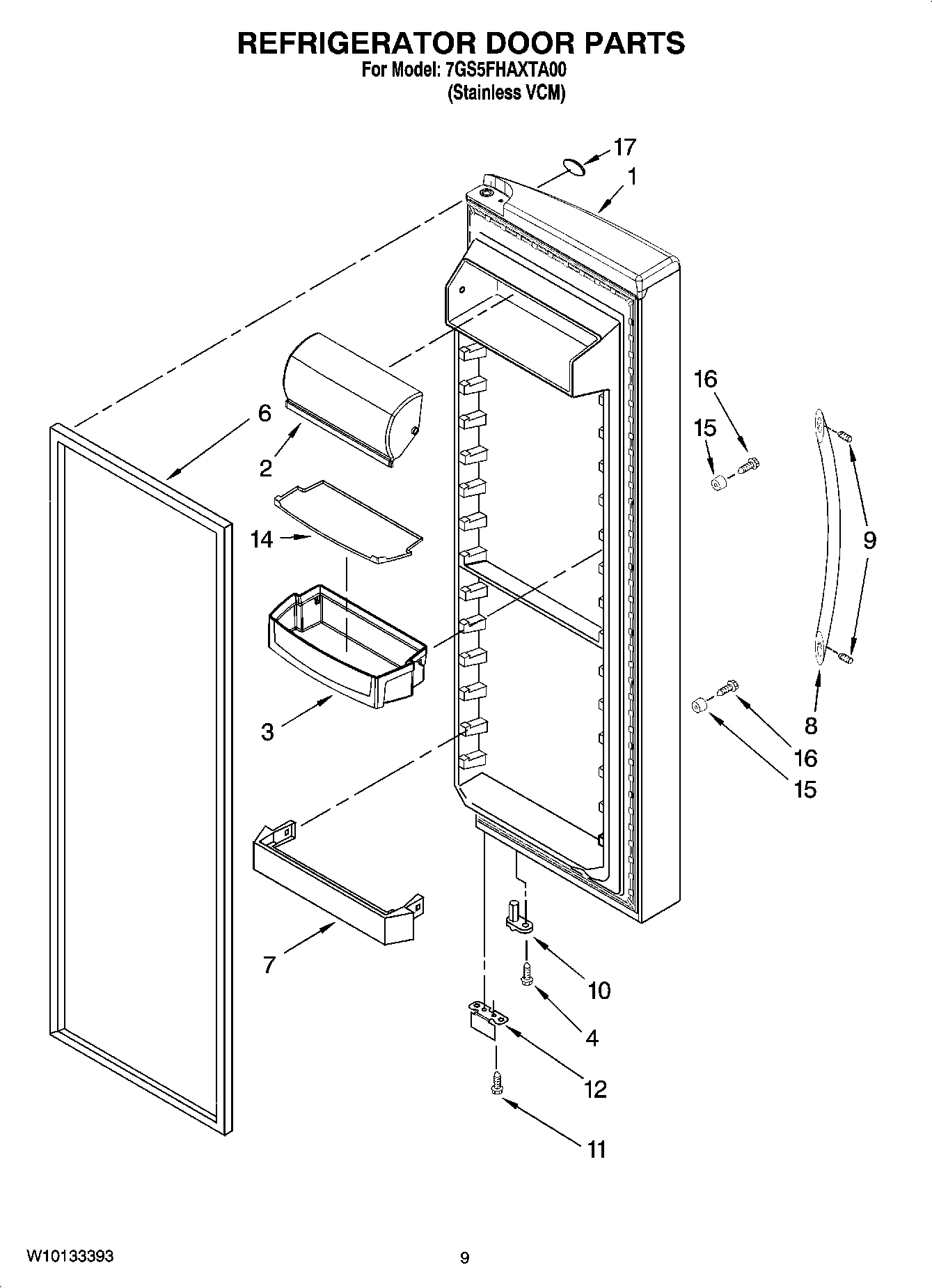 06 - REFRIGERATOR DOOR PARTS