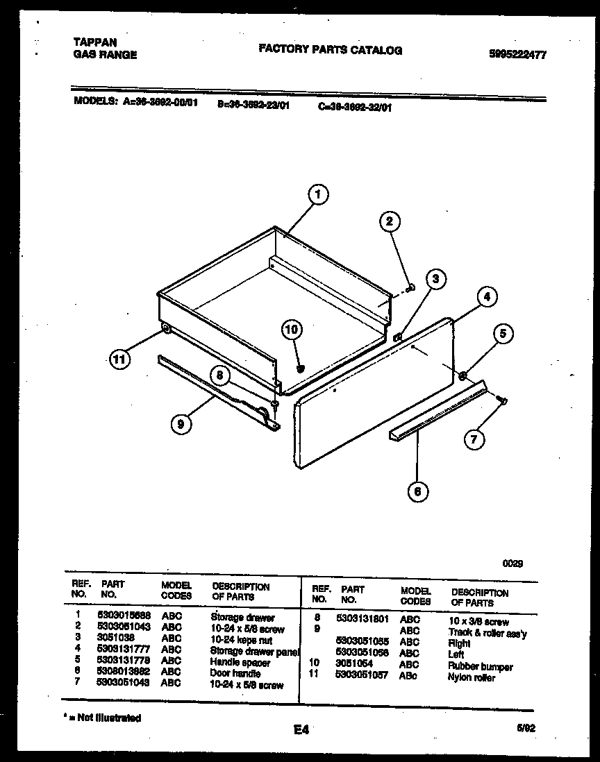 05 - DRAWER PARTS