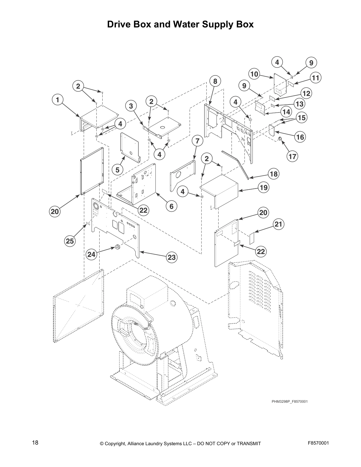 Drive Box and Water Supply Box