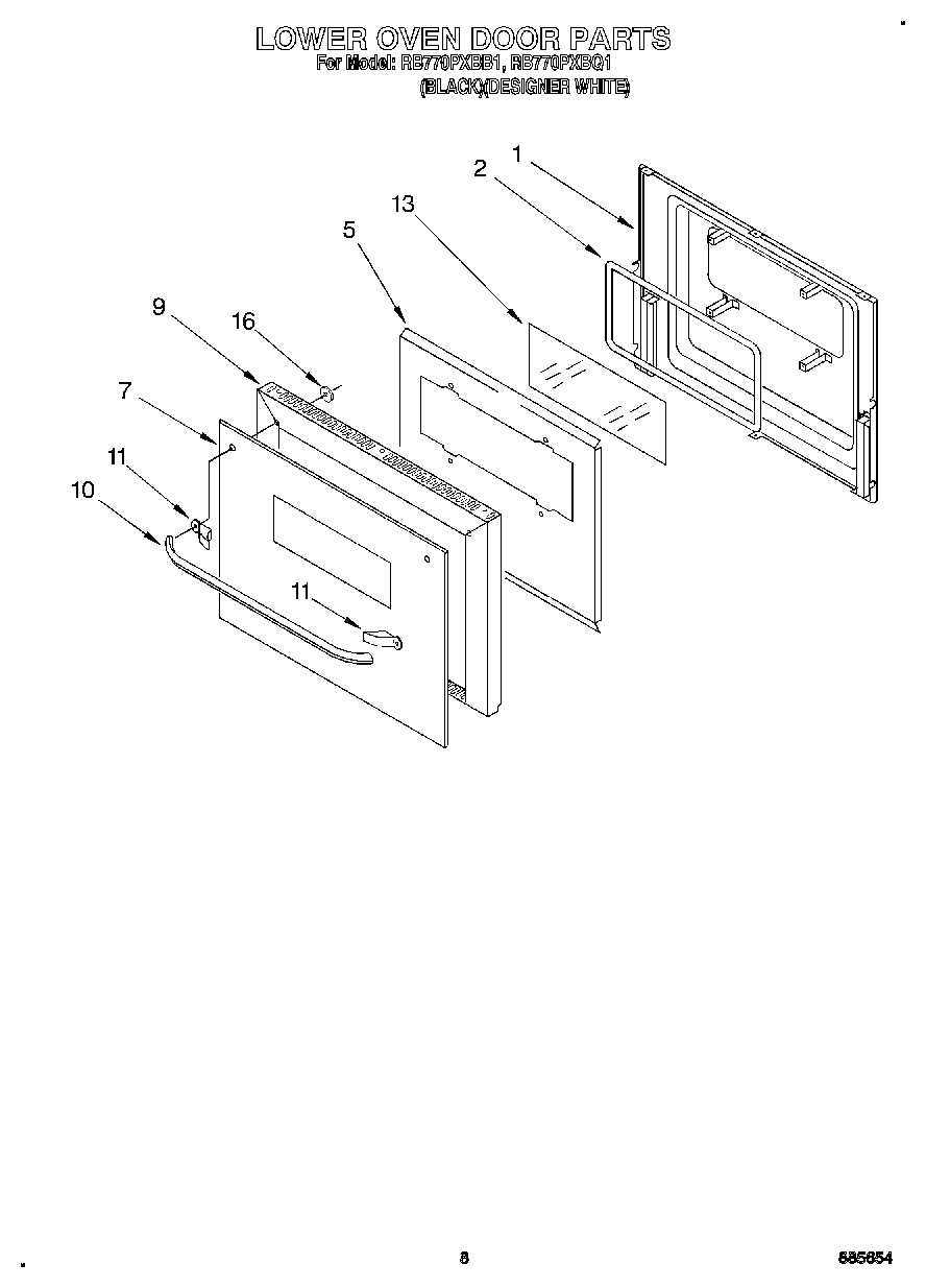 05 - LOWER OVEN DOOR