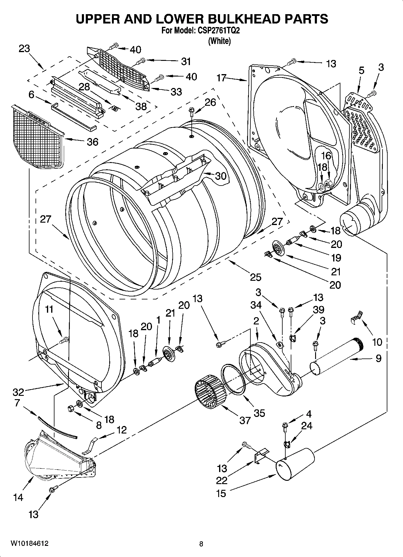 04 - UPPER AND LOWER BULKHEAD PARTS
