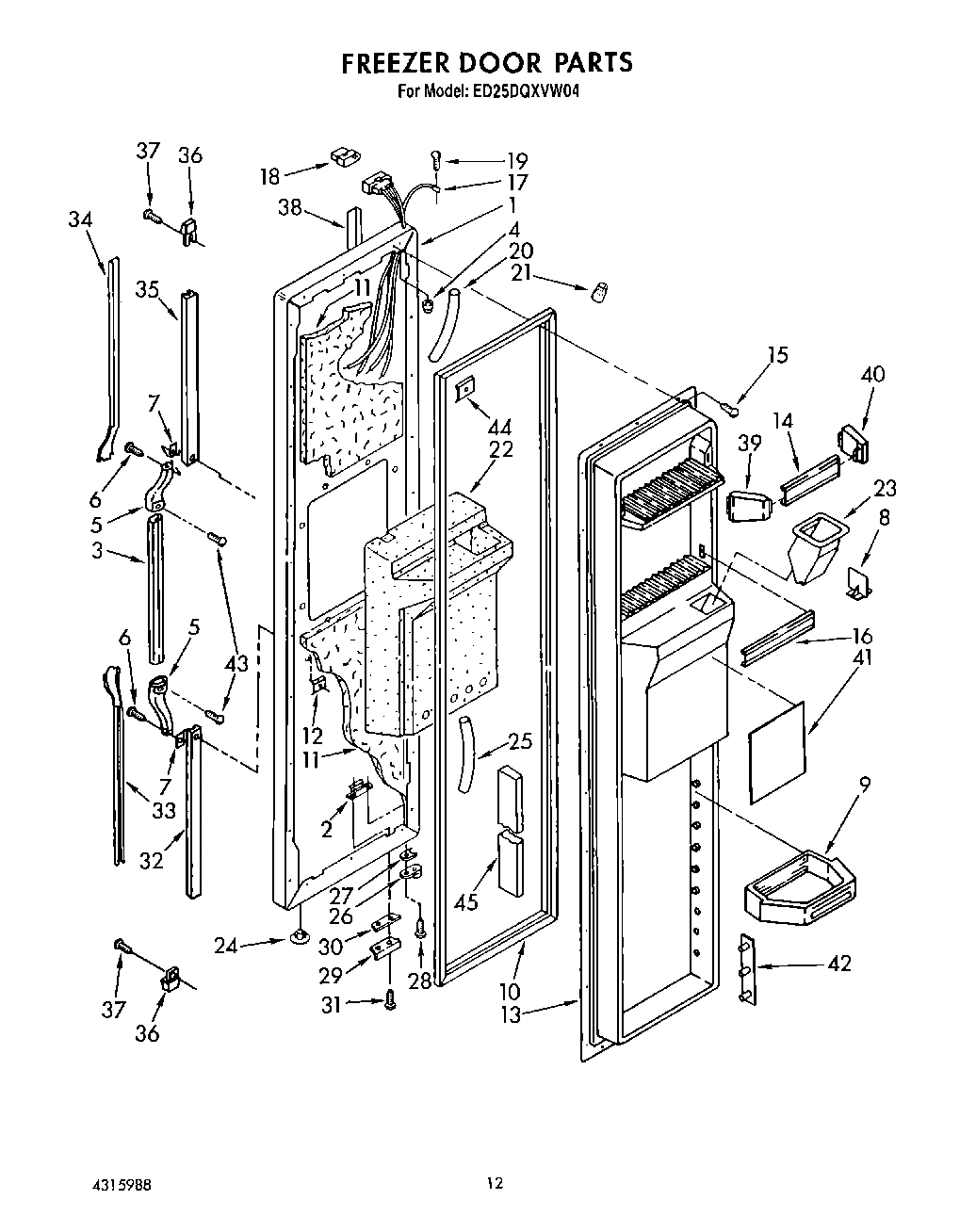 08 - FREEZER DOOR