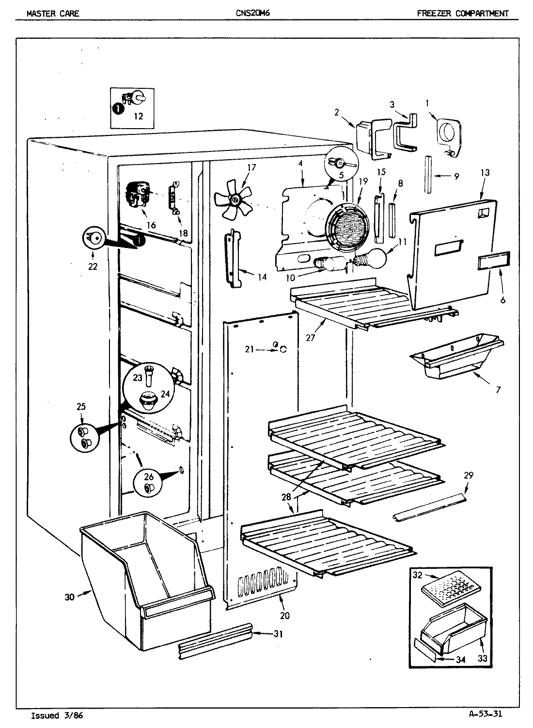 01 - FREEZER COMPARTMENT