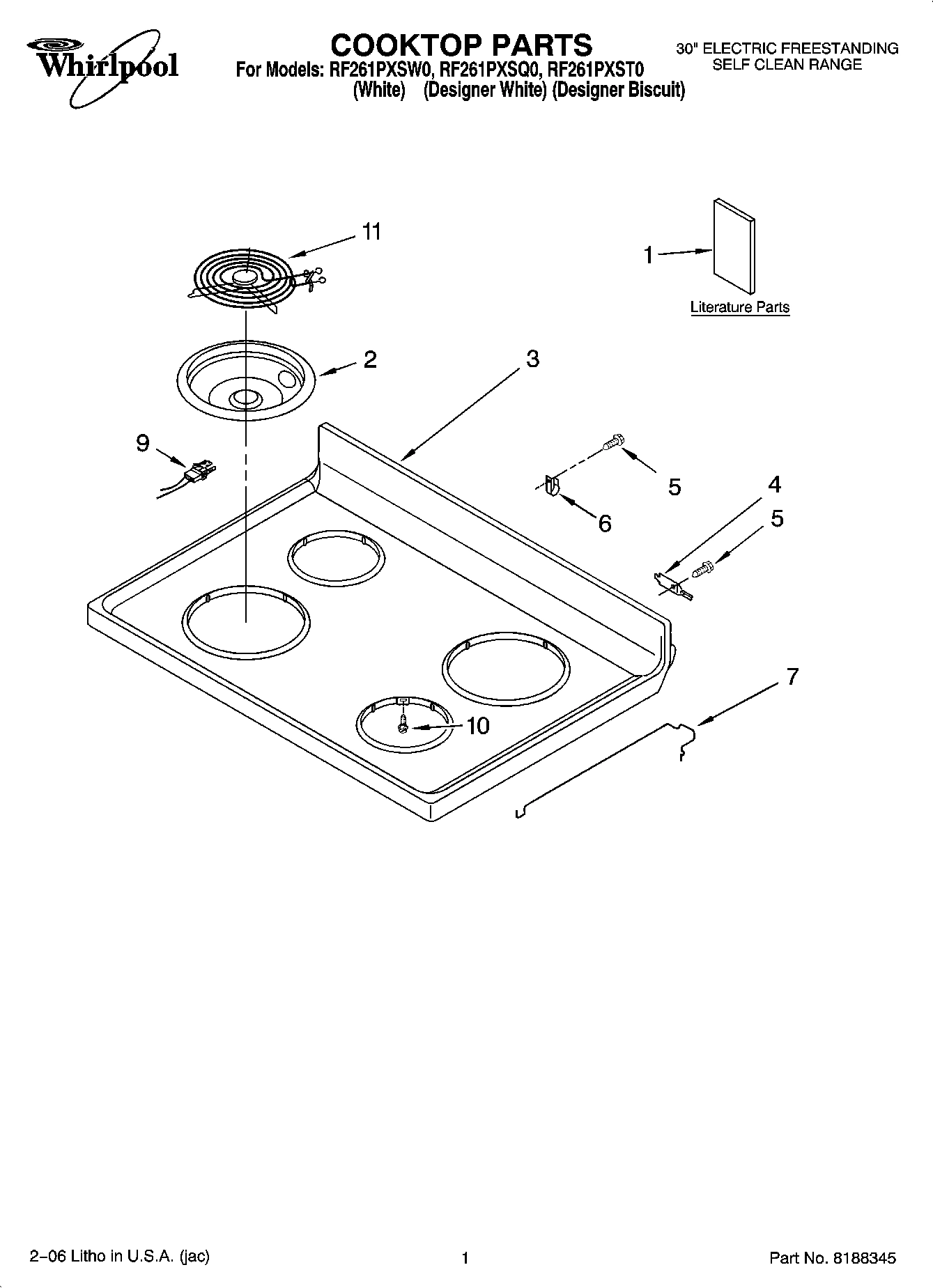 01 - COOKTOP PARTS