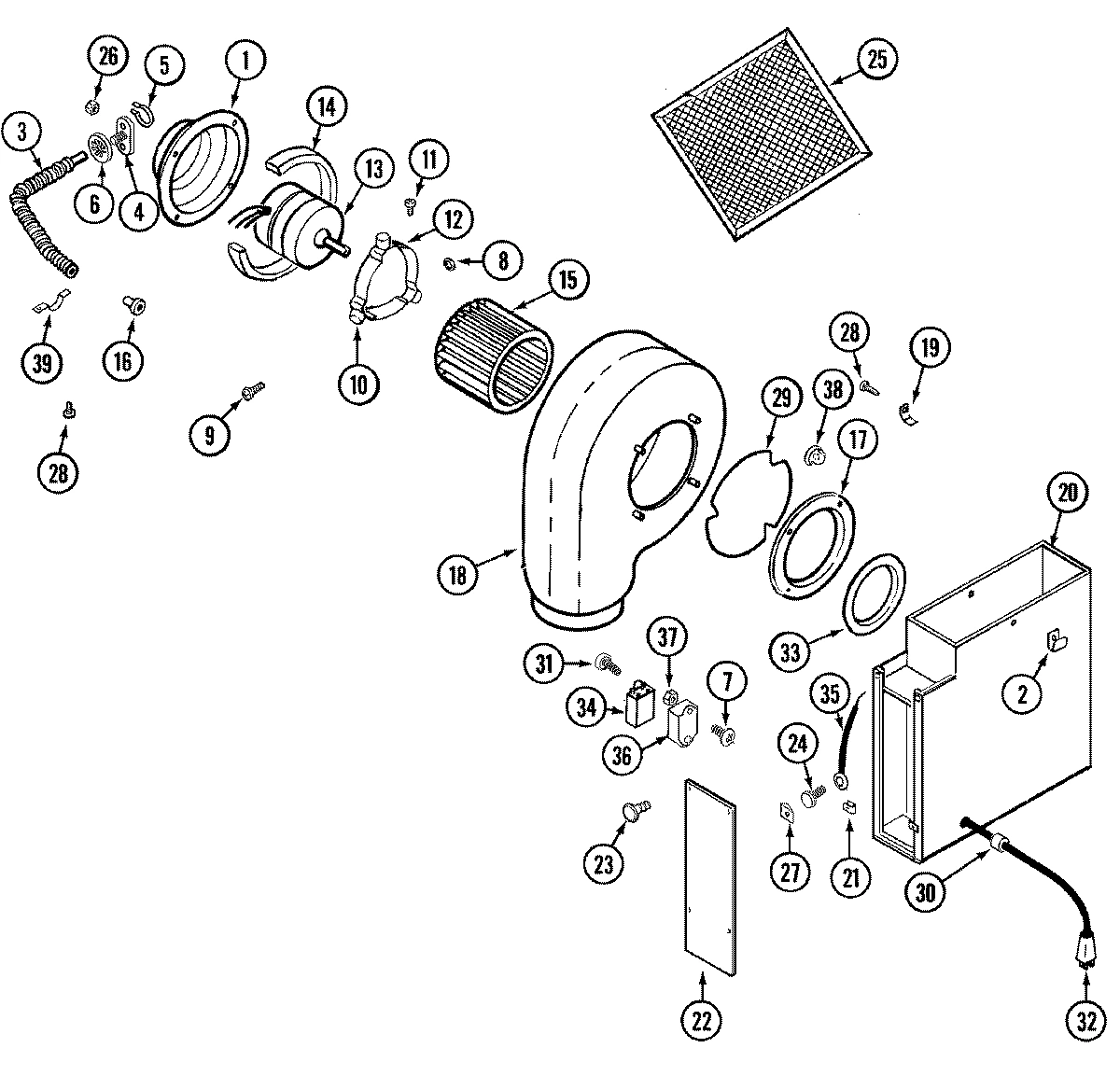 01 - BLOWER ASSEMBLY-PLENUM