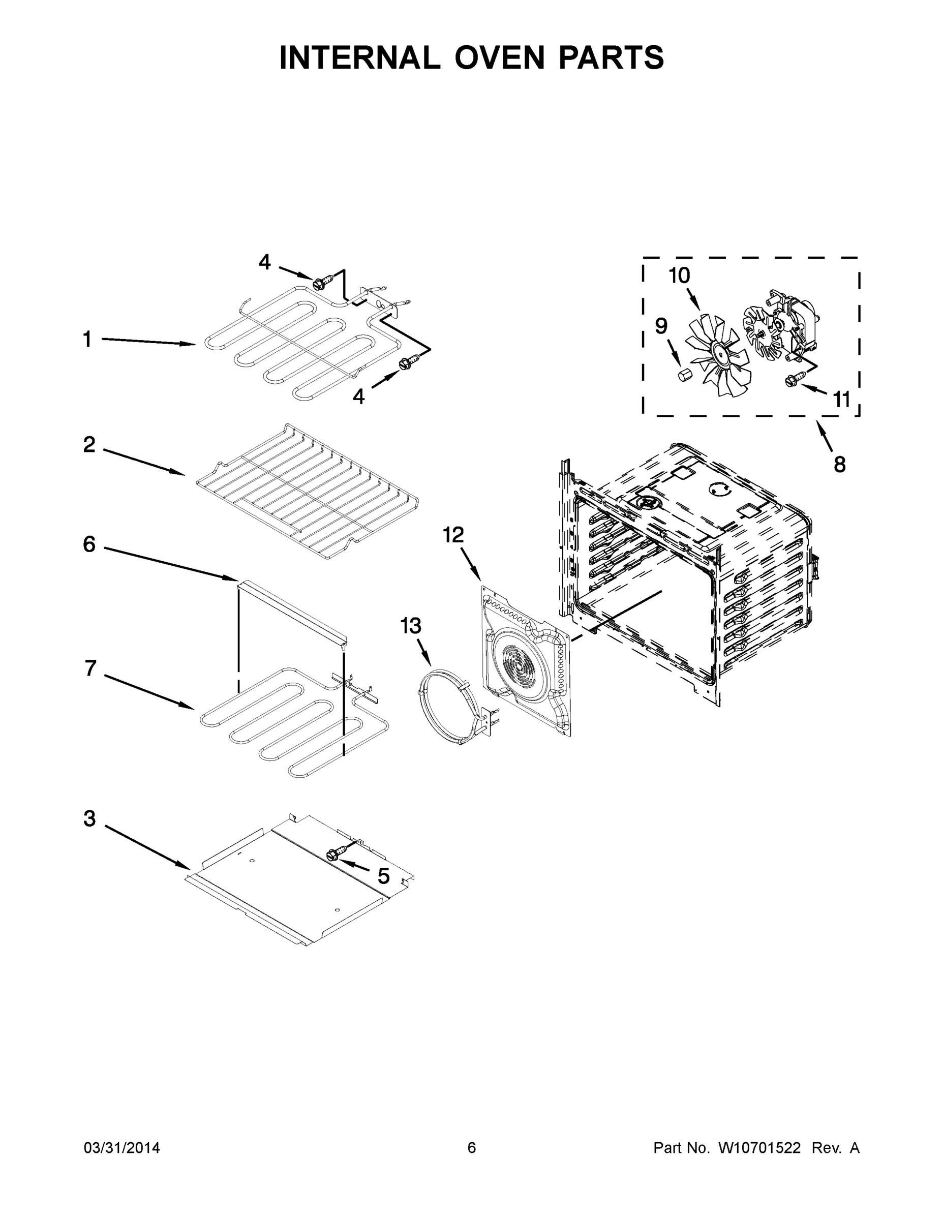 04 - INTERNAL OVEN PARTS