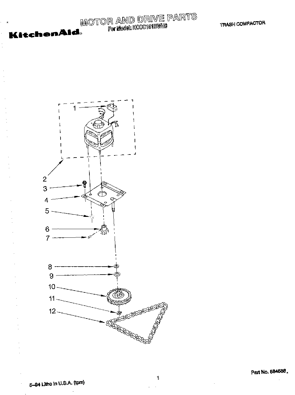 01 - MOTOR AND DRIVE, LIT/OPTIONAL