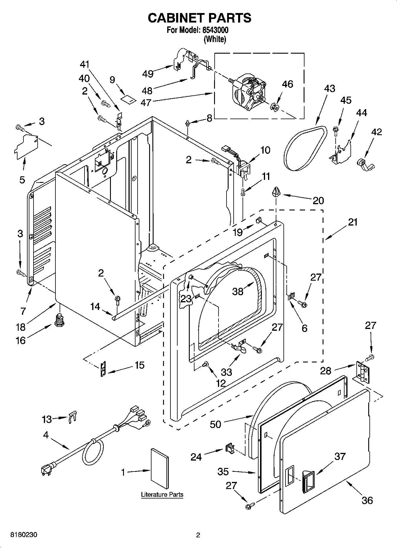01 - CABINET PARTS
