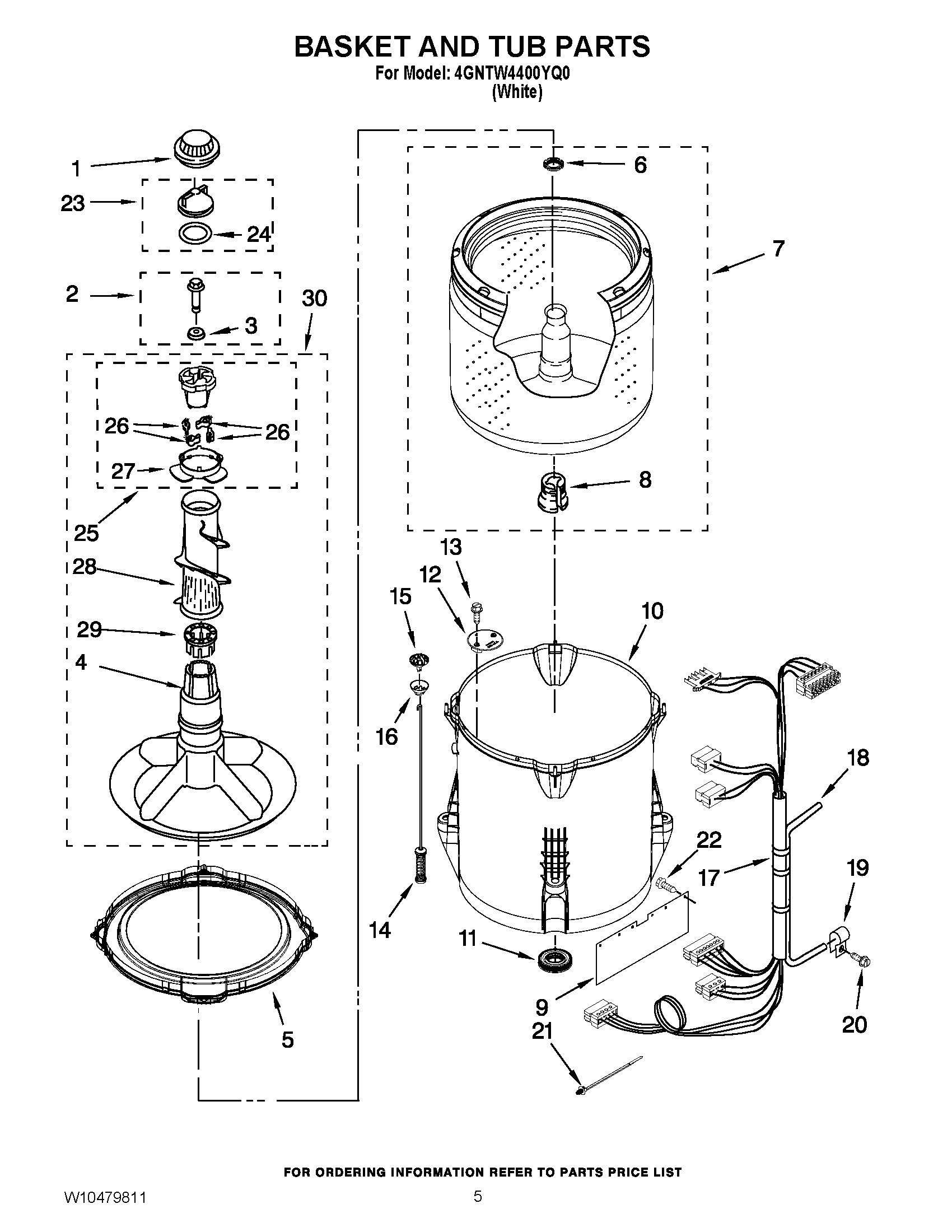 03 - BASKET AND TUB PARTS