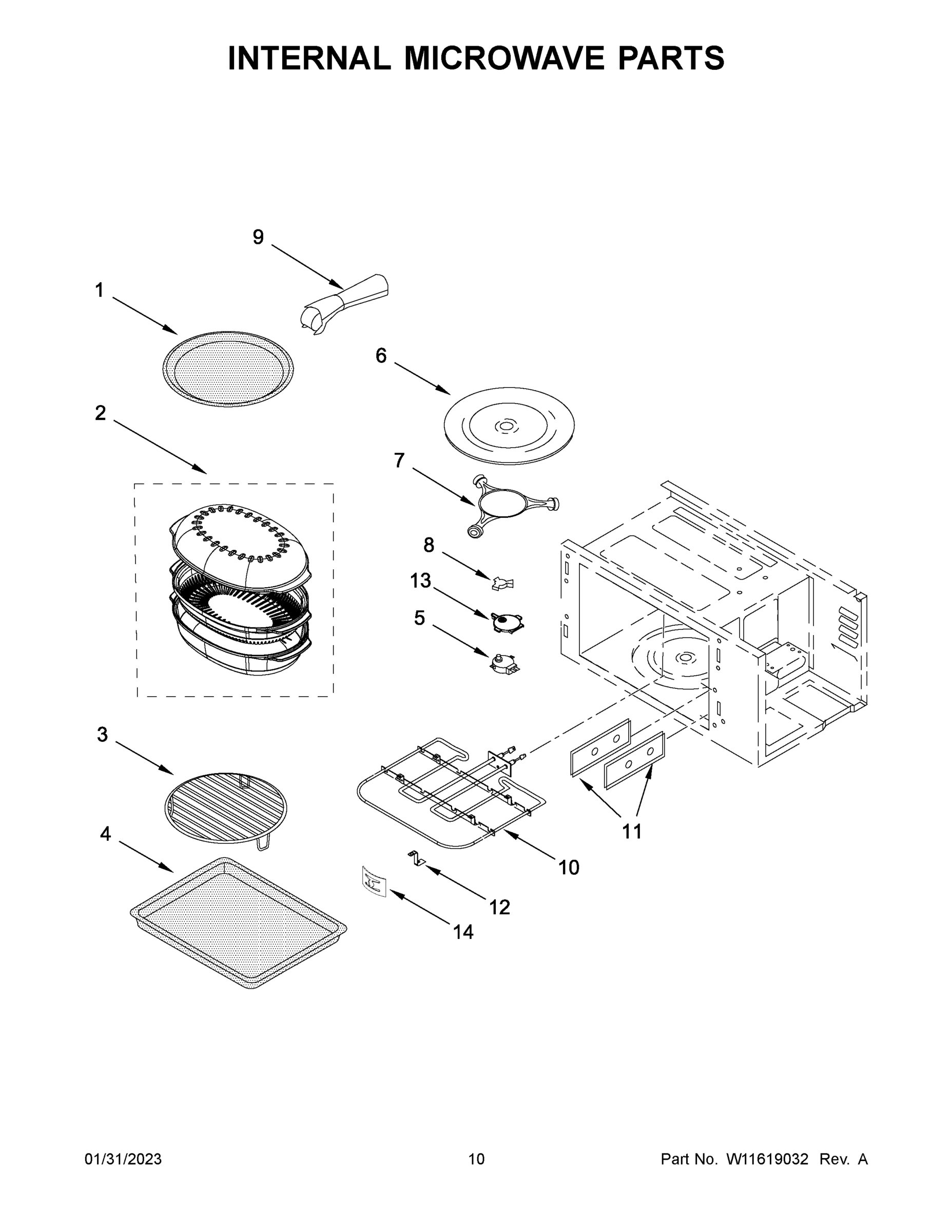 06 - INTERNAL MICROWAVE PARTS
