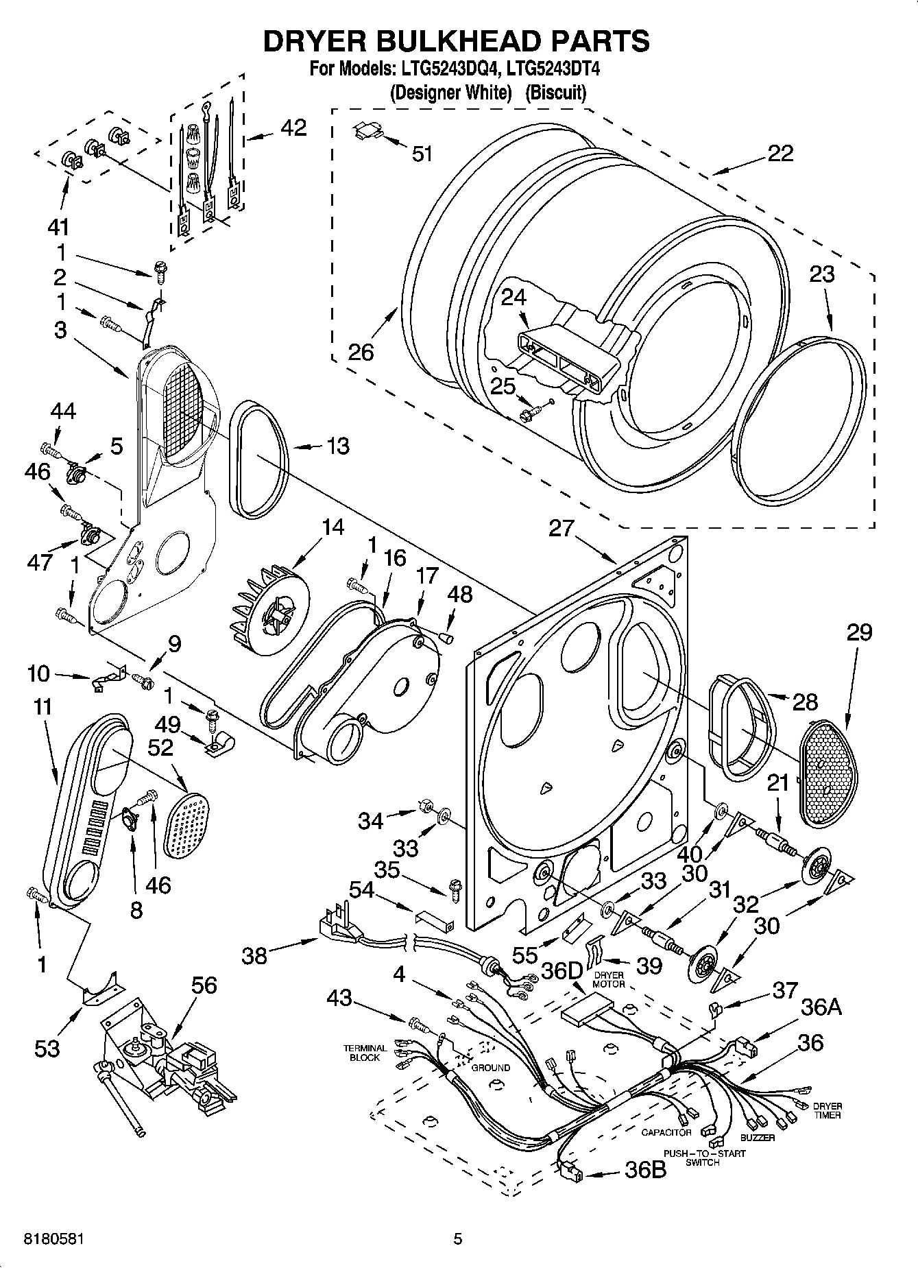 04 - DRYER BULKHEAD PARTS