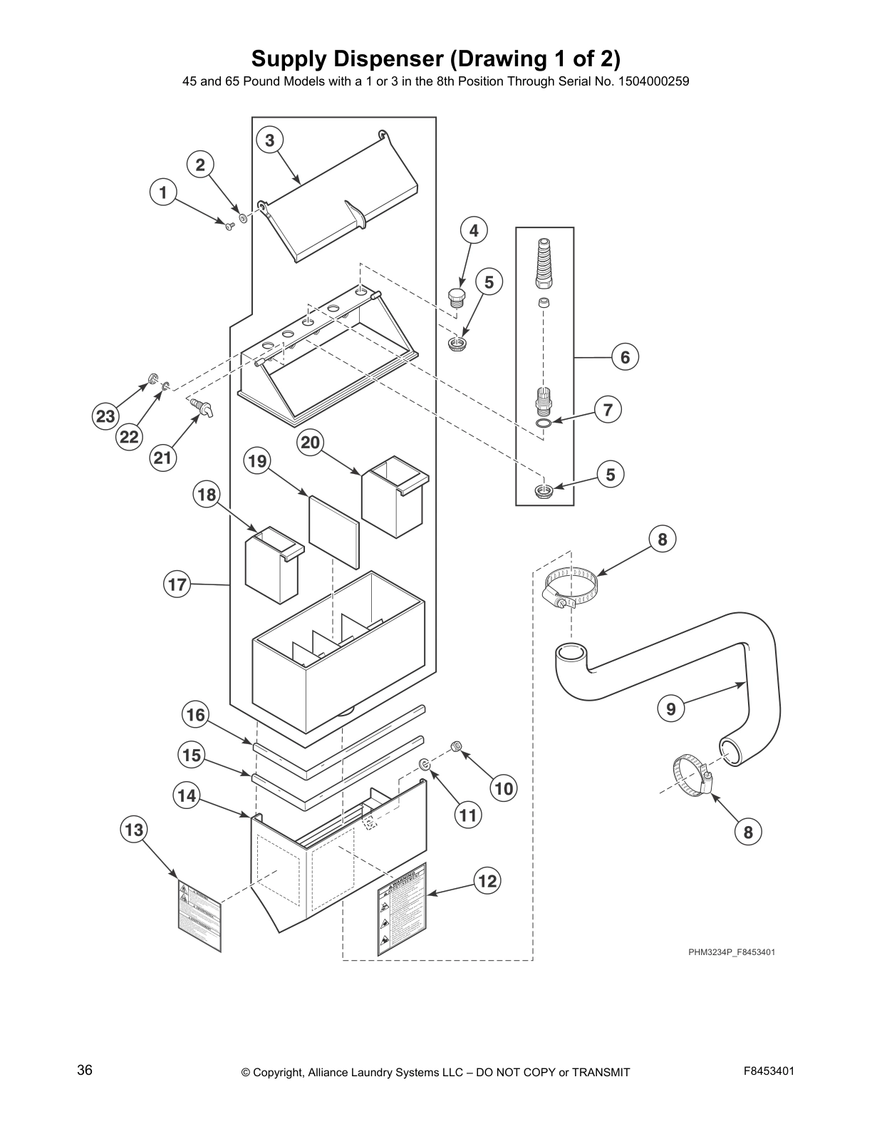 Supply Dispenser (Drawing 1 of 2)