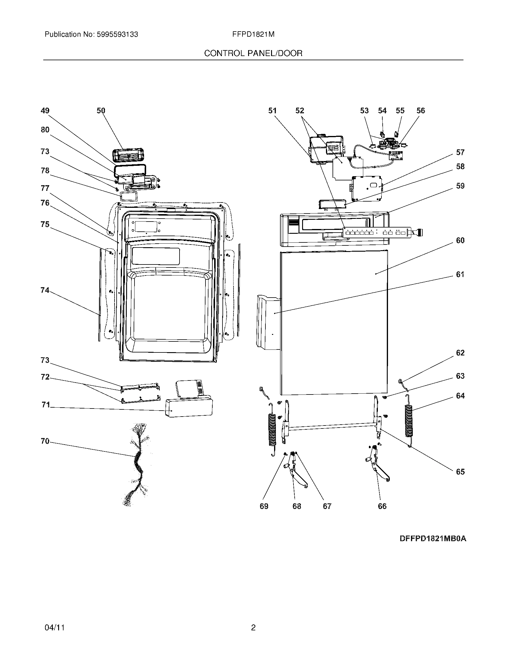 03 - CONTROL PANEL/DOOR
