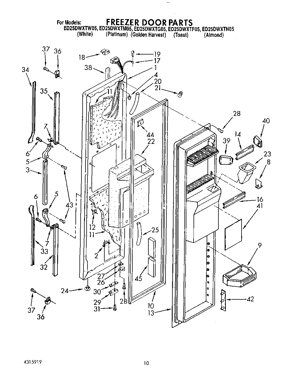 08 - FREEZER DOOR
