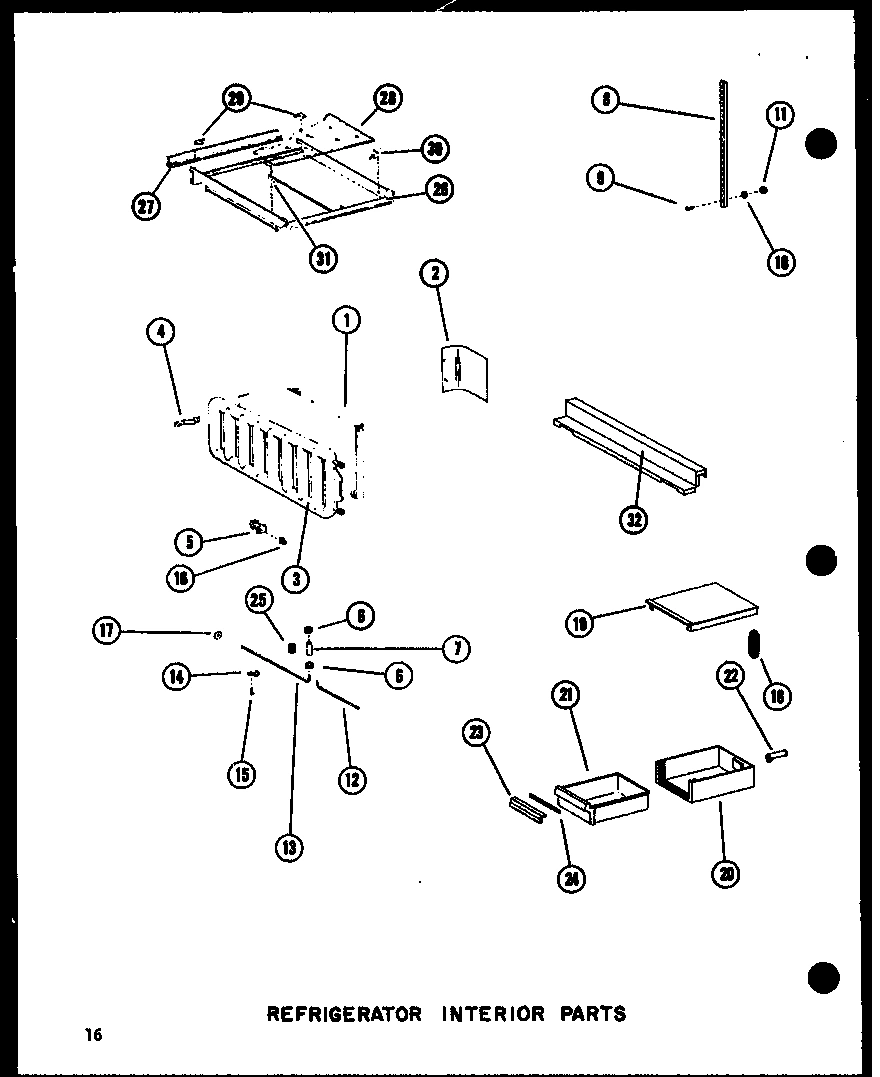 14 - REF INTERIOR PARTS