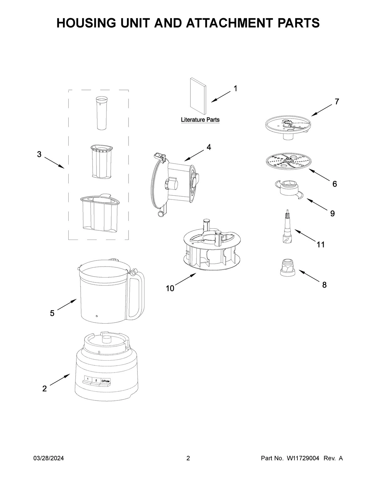 02 - HOUSING UNIT AND ATTACHMENT PARTS