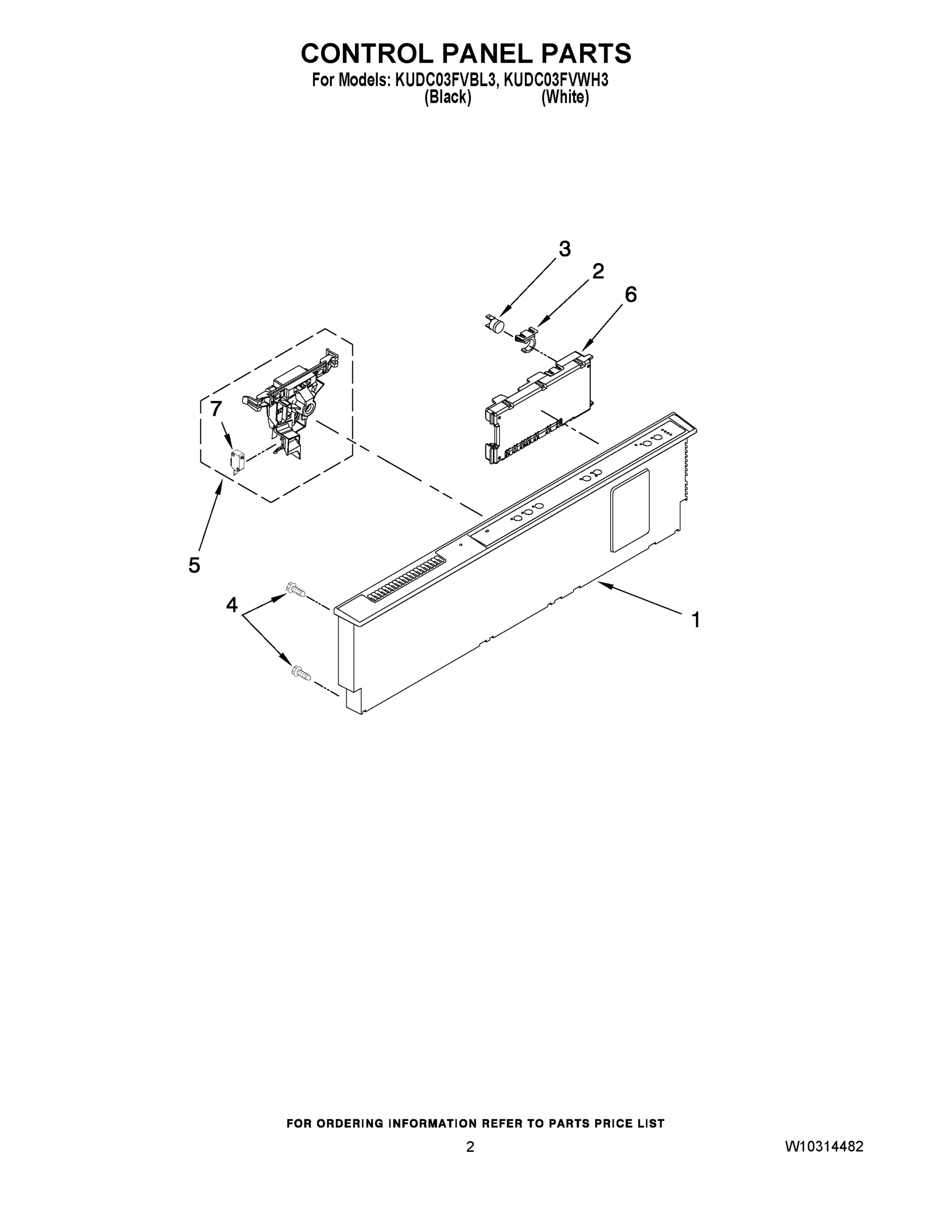 02 - CONTROL PANEL PARTS