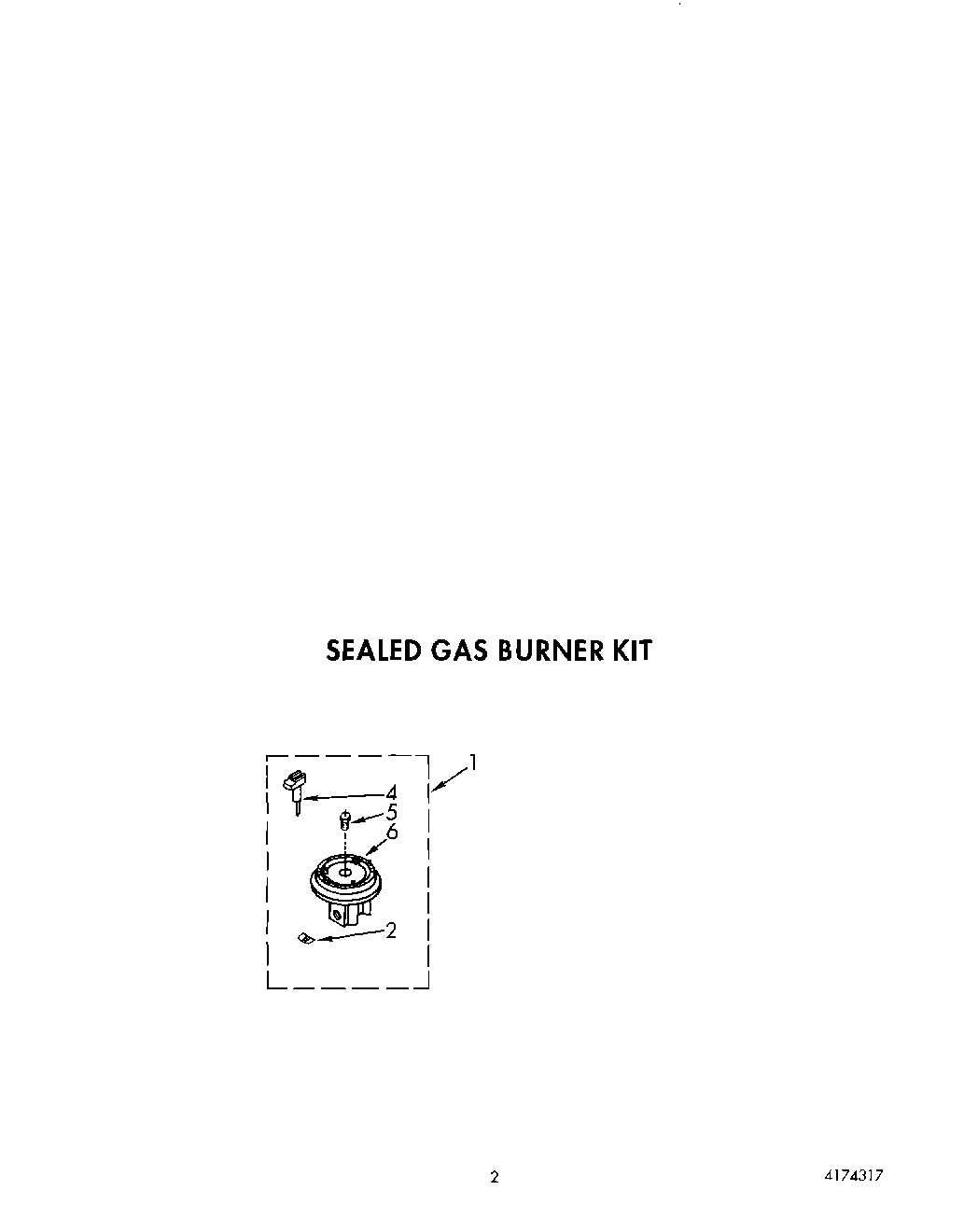 02 - SEALED GAS BURNER KIT